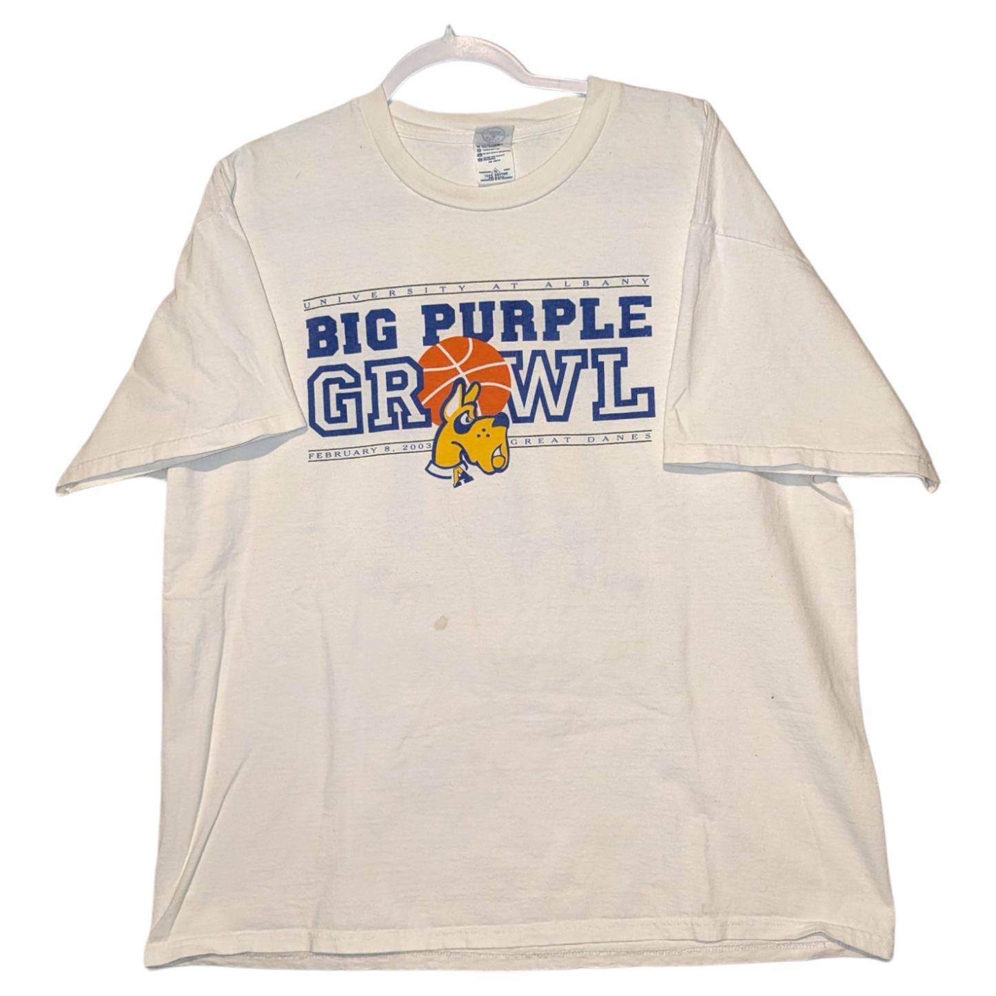 2003 Big Purple Growl University of Albany T shirt