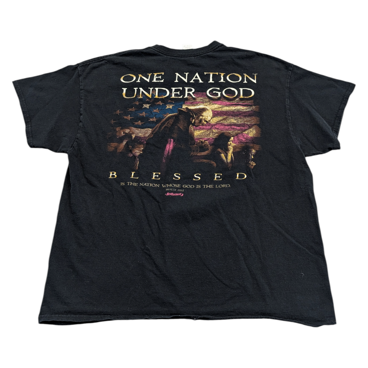 Mid 2000s One Nation Under God T shirt