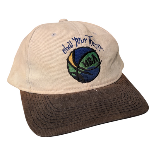 90s Obey Your Thirst Sprite NBA Snapback hat