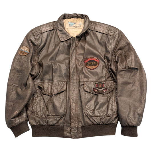 80s Aeropostale Flight Bomber Jacket