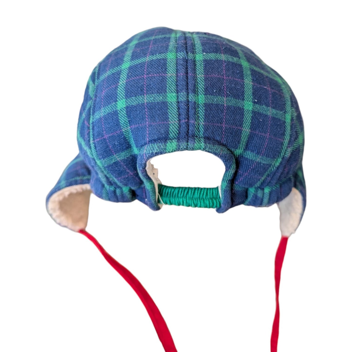 90s Youth Gymboree Plaid Winter Hat with Earflaps