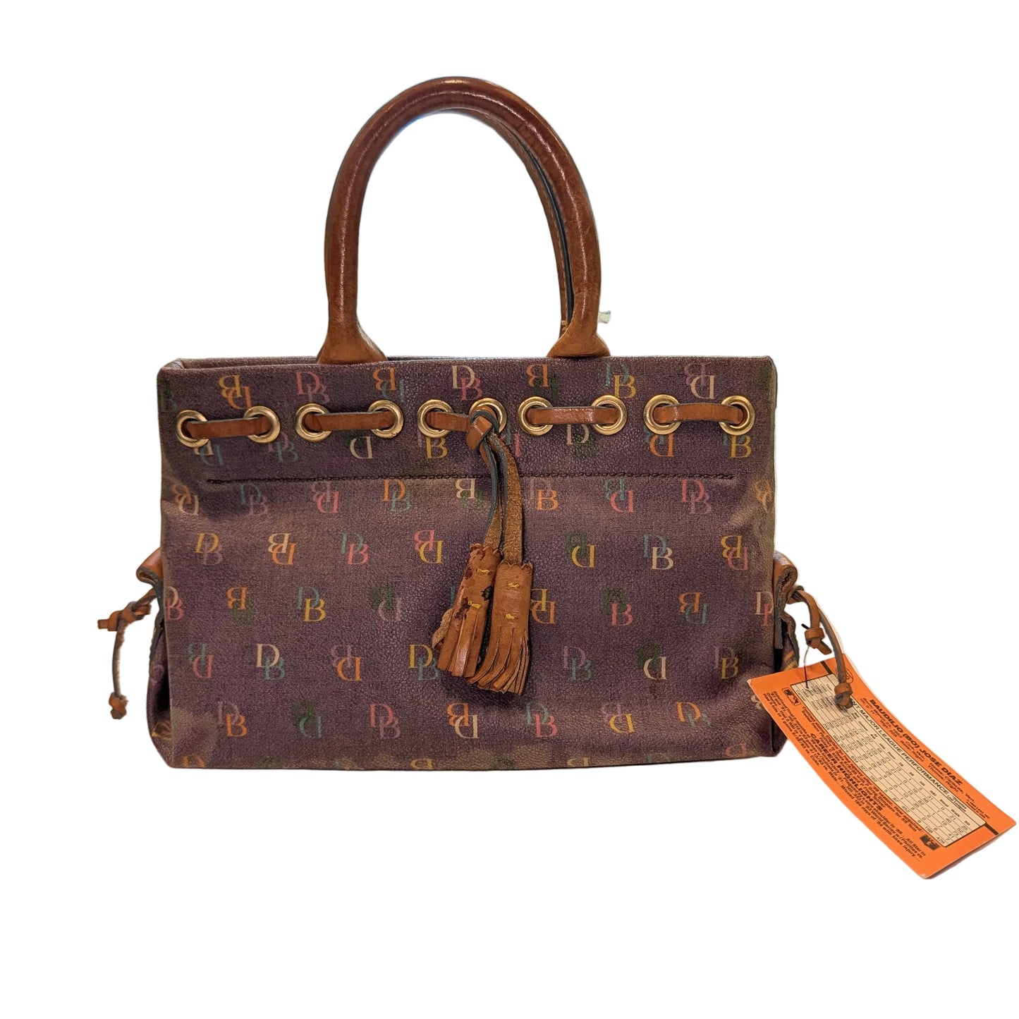 80's/ 90's AOP Dooney & Bourke Tote Handbag