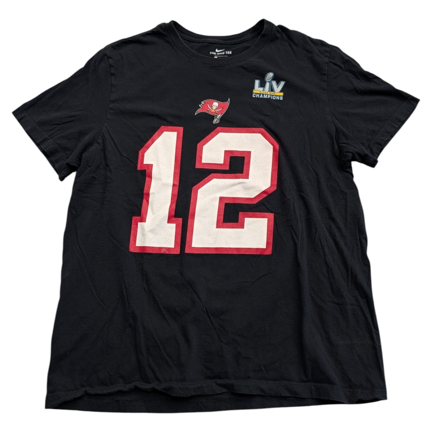2020 Nike Tom Brady Super Bowl LIV Champions Short Sleeve T shirt