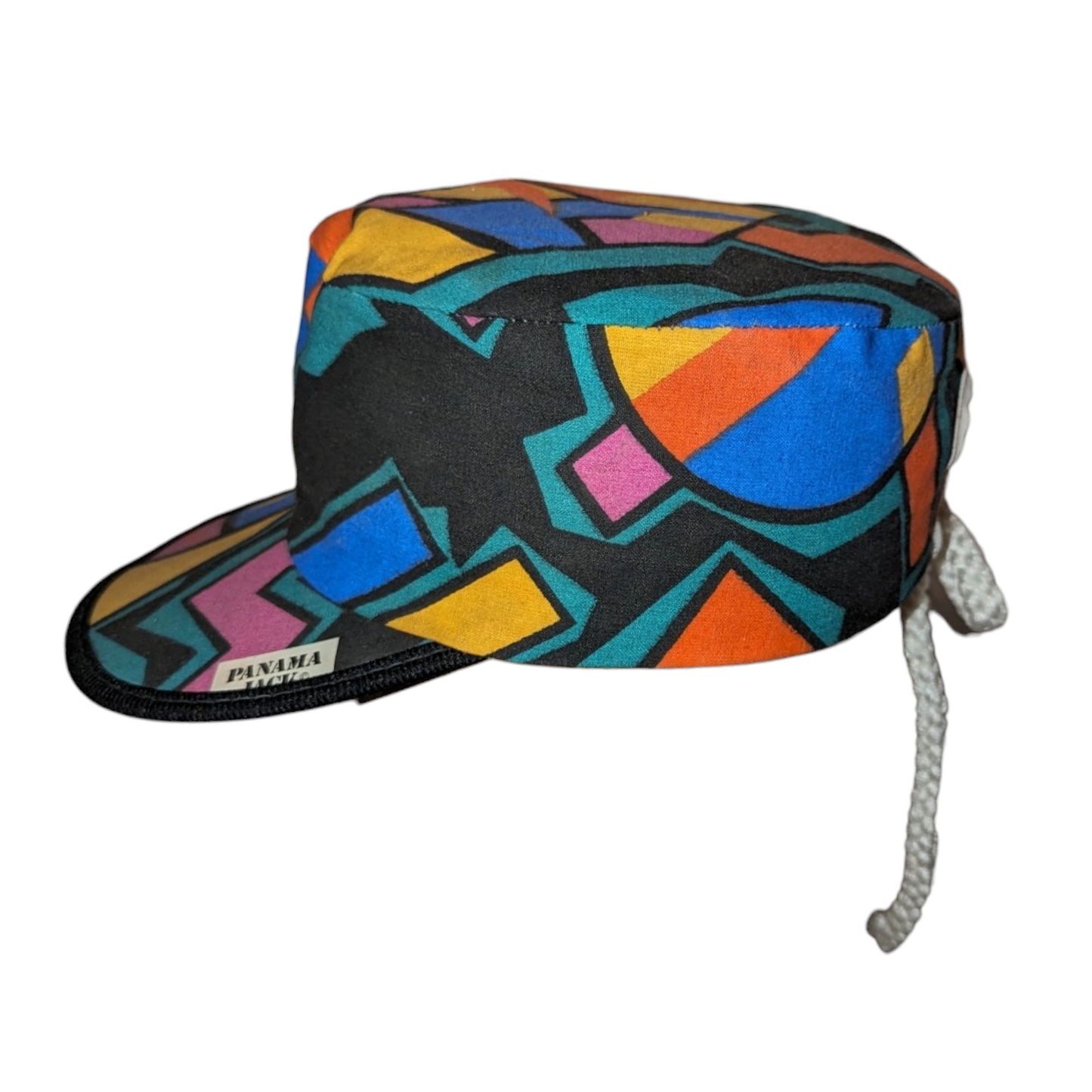 80s / 90s Panama Jack Mosaic fresh prince style hat