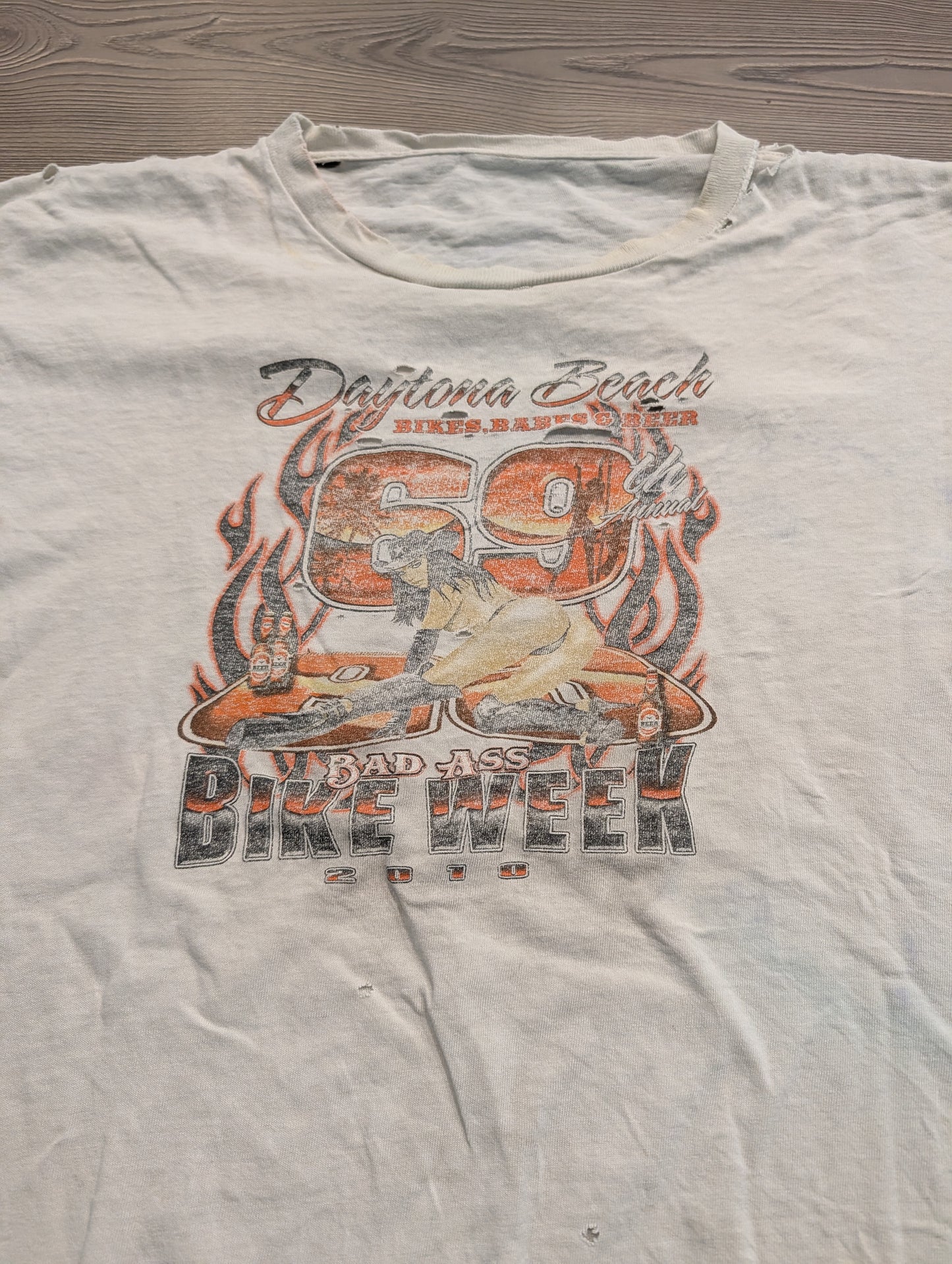 2010 Daytona Beach Badass Bike Week T shirt