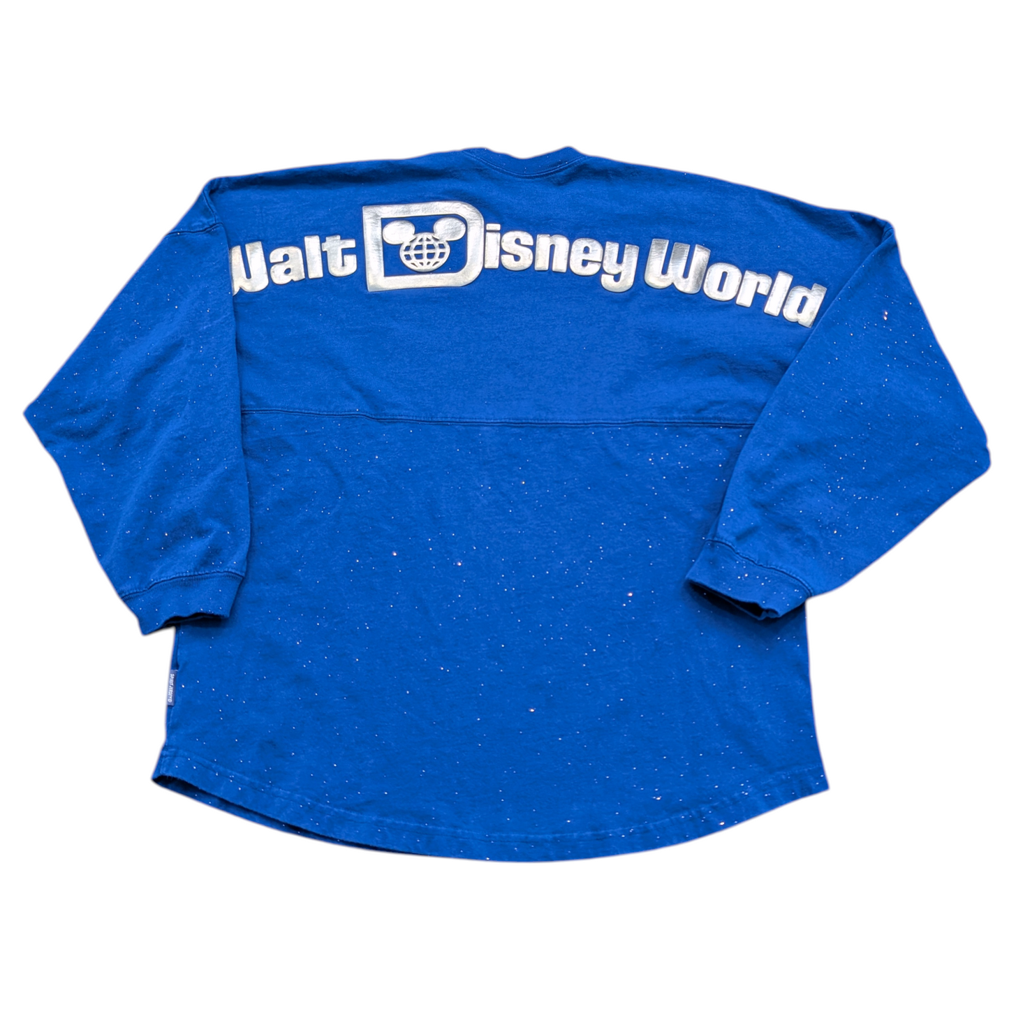 Walt Disney World Blue Sparkle Spirit Jersey Long Sleeve T shirt