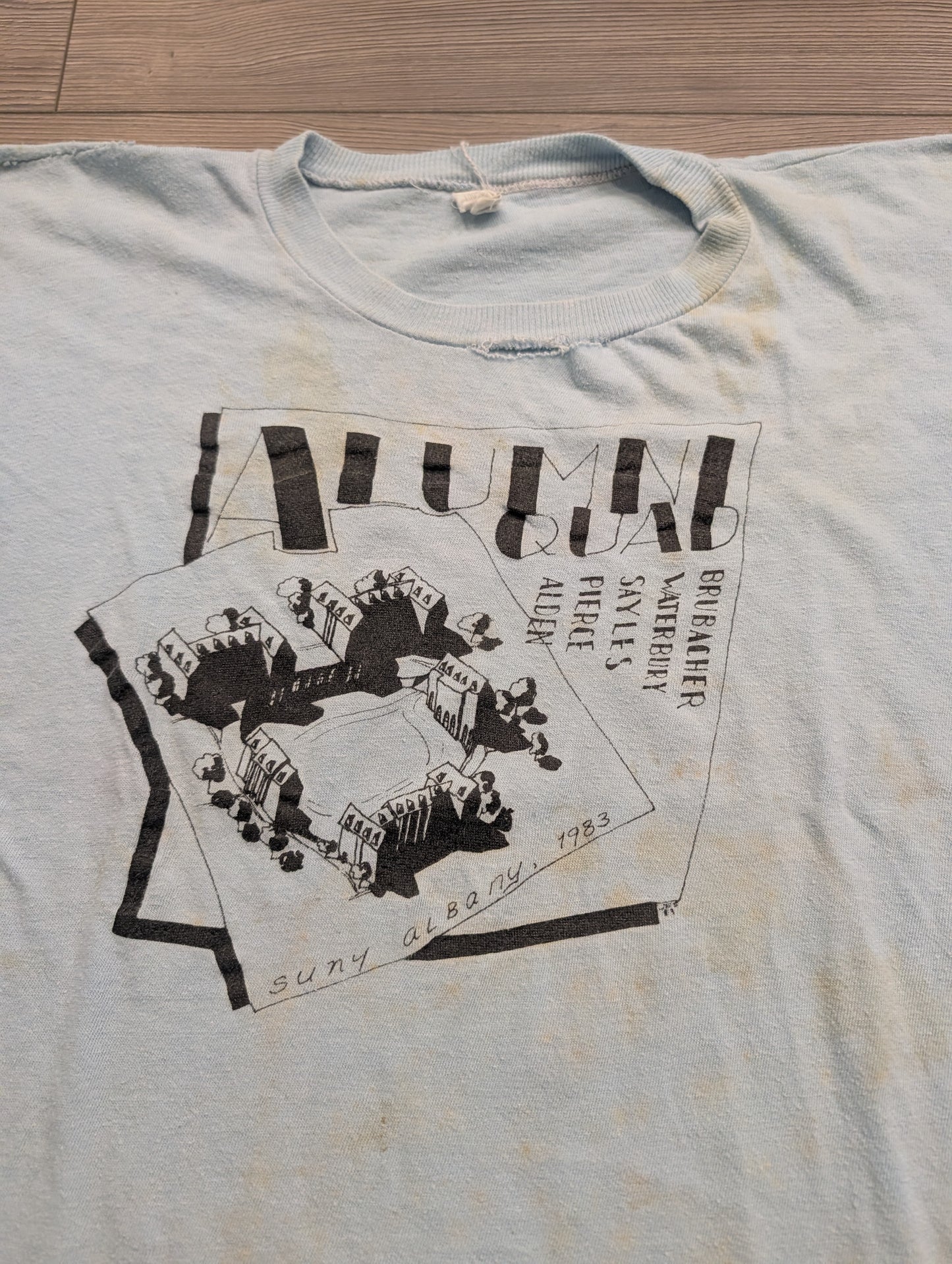 1983 SUNY Albany Alumni Quad Short-Sleeve T-shirt