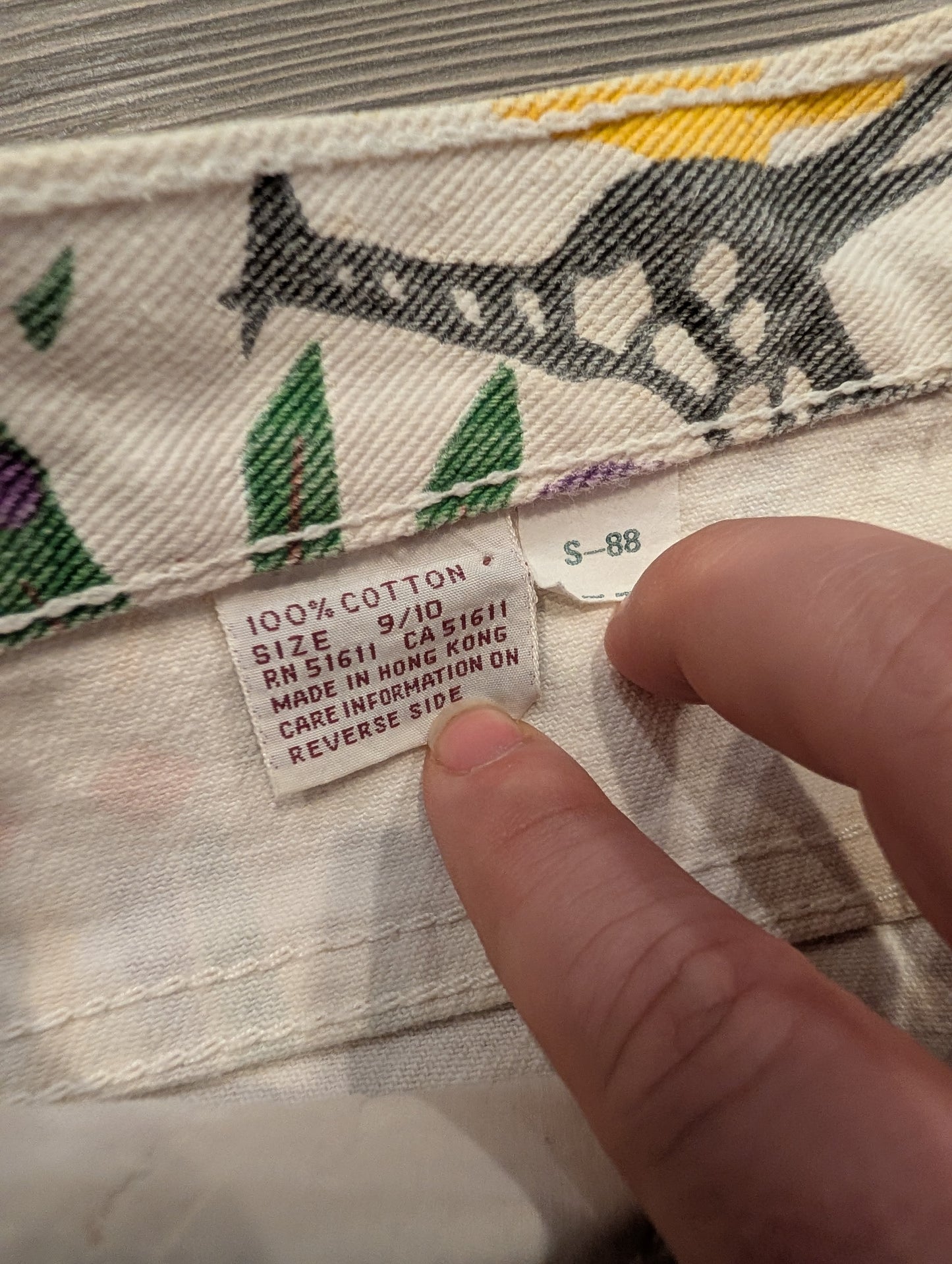 1980's AOP Safari Print High Waisted Sergio Valente Women's Jeans