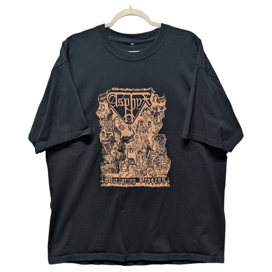 Mid 2000's Asphyx Mutilating Process Metal T shirt