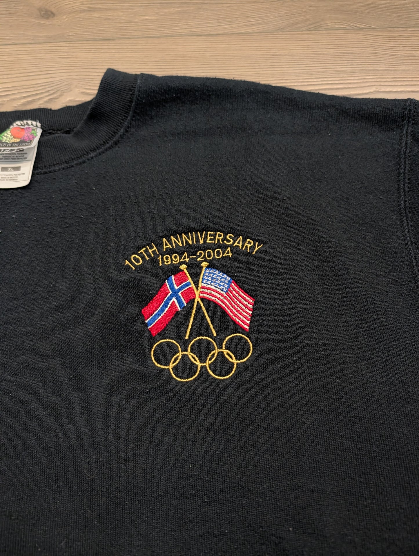 2004 10th Anniversary Lillehammer Winter Olympics in Norway Sweatshirt