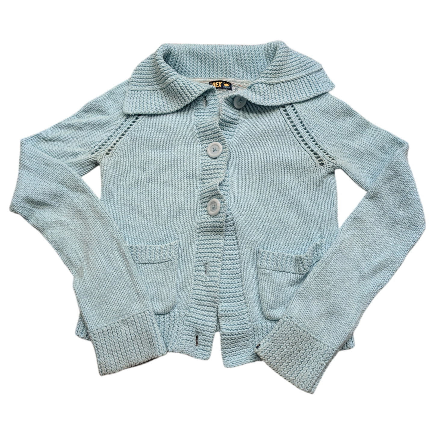 Womens Y2K Knit Dex Fresh Cardigan Sweater