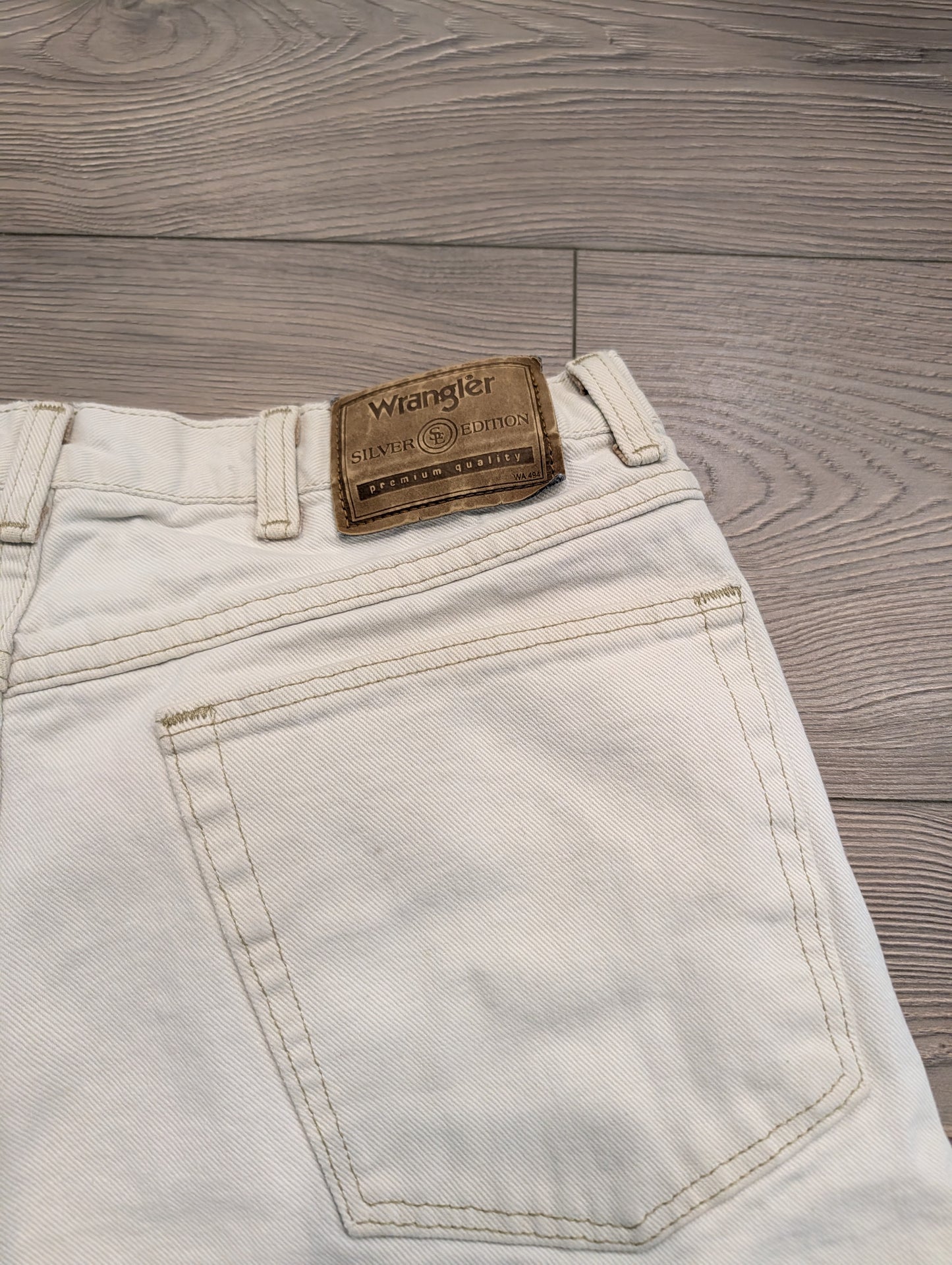 90s/Y2K Wrangler Silver Edition Jean Shorts