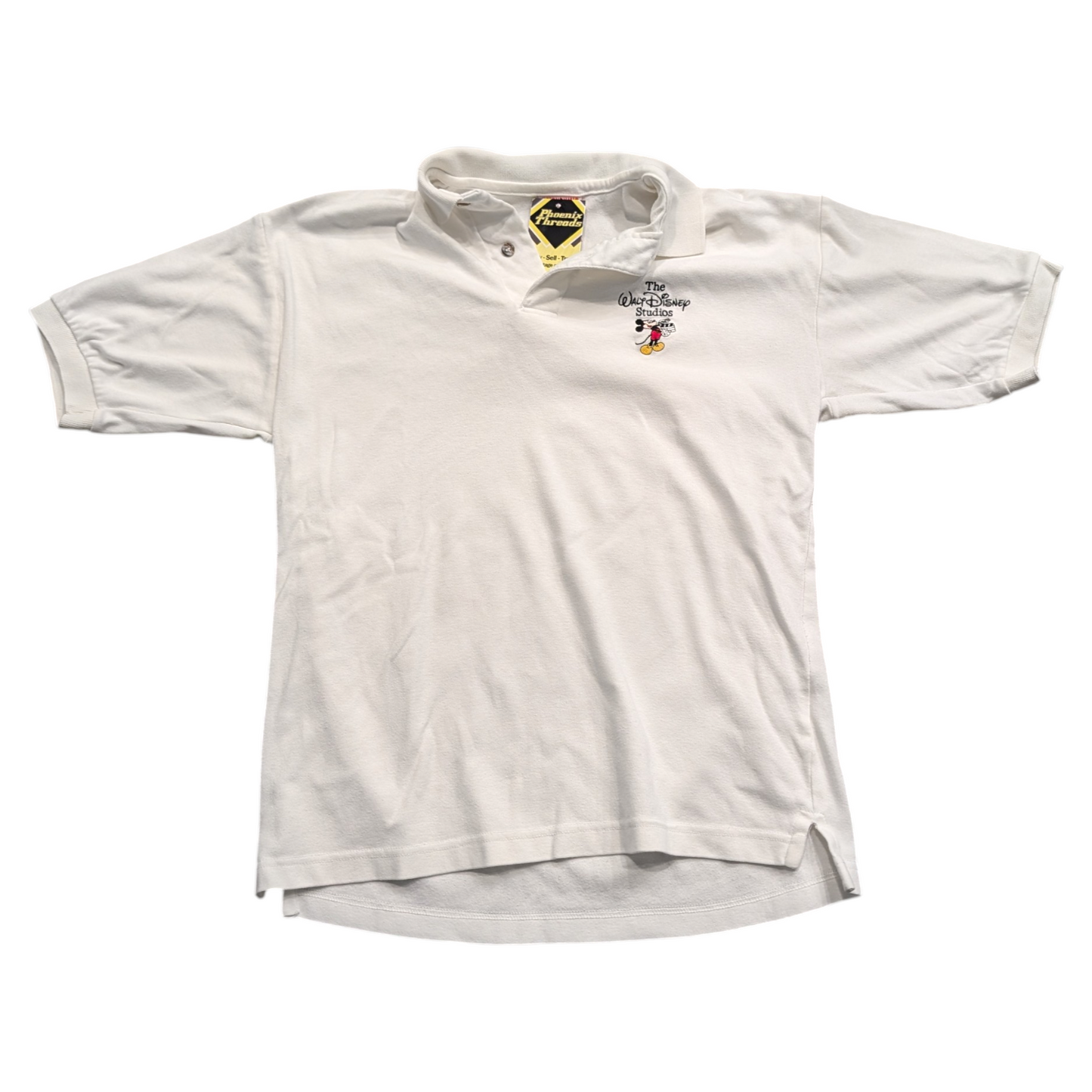 90s The Walt Disney Studios Mickey Mouse Polo Style T shirt
