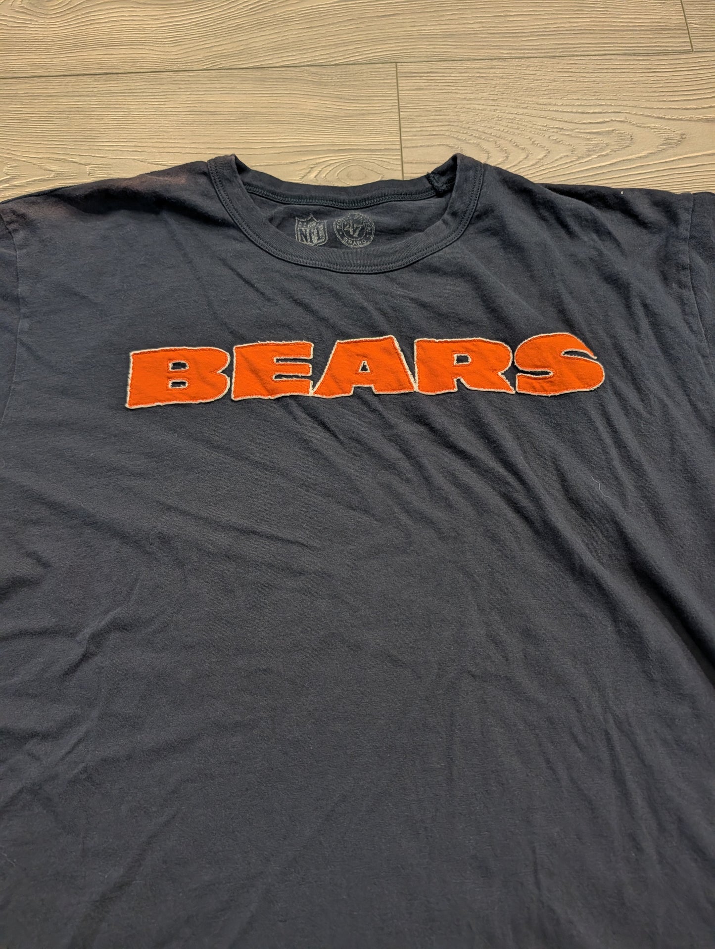 Y2K Chicago Bears Spellout Short Sleeve T Shirt