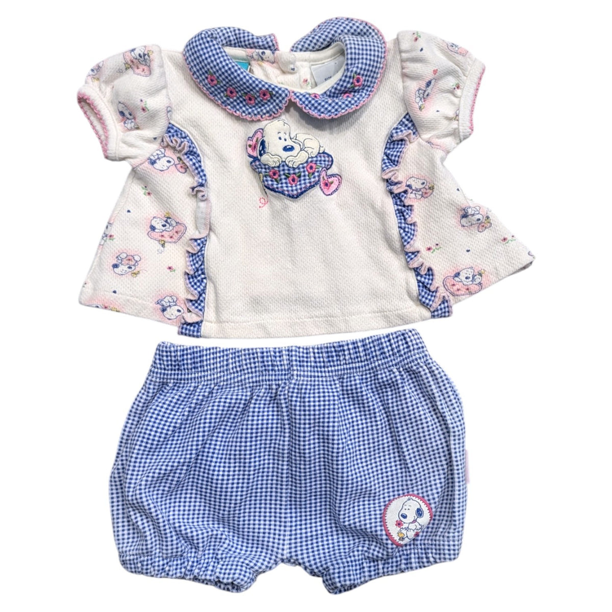 90s Youth Baby Snoopy Matching Two-Piece Outfit