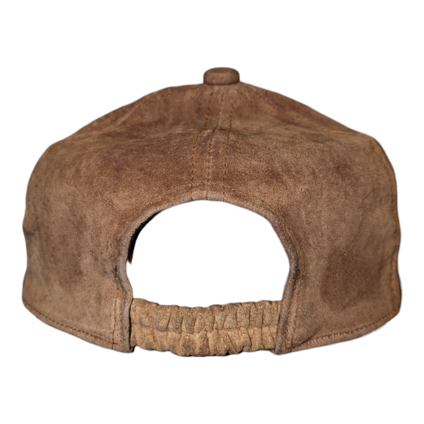 90s Genuine Leather Suede baseball cap hat