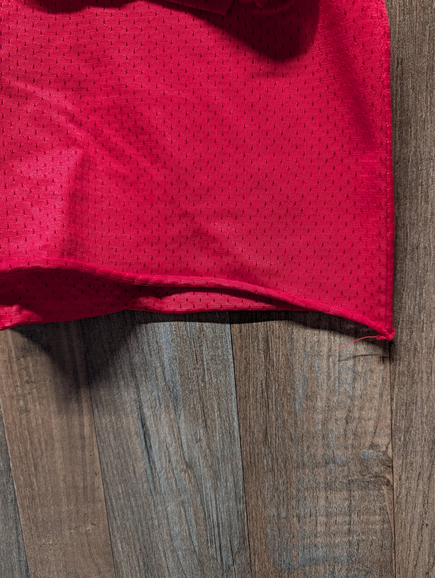 80s Champion Red Mesh Football Jersey