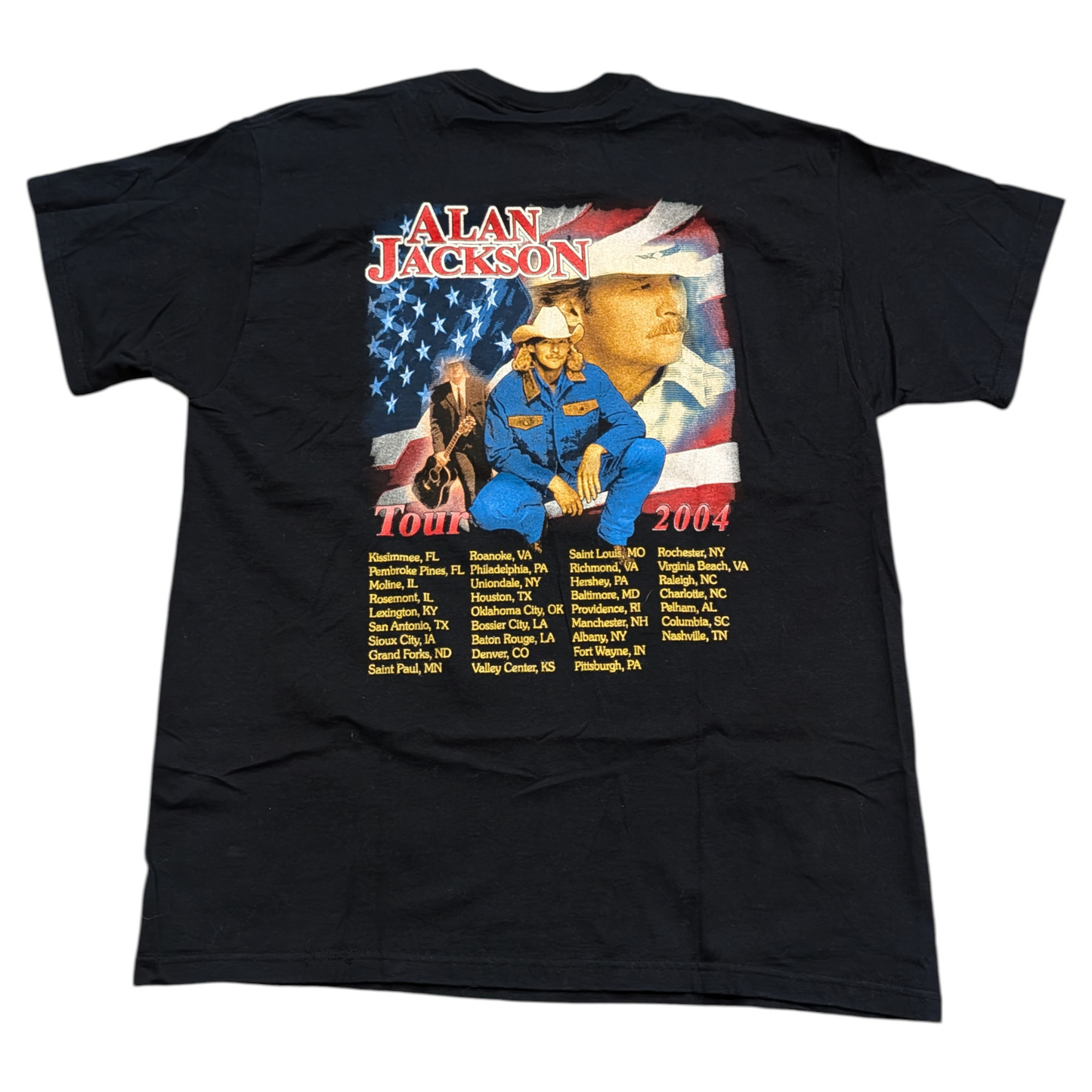 2004 Alan Jackson Tour T shirt
