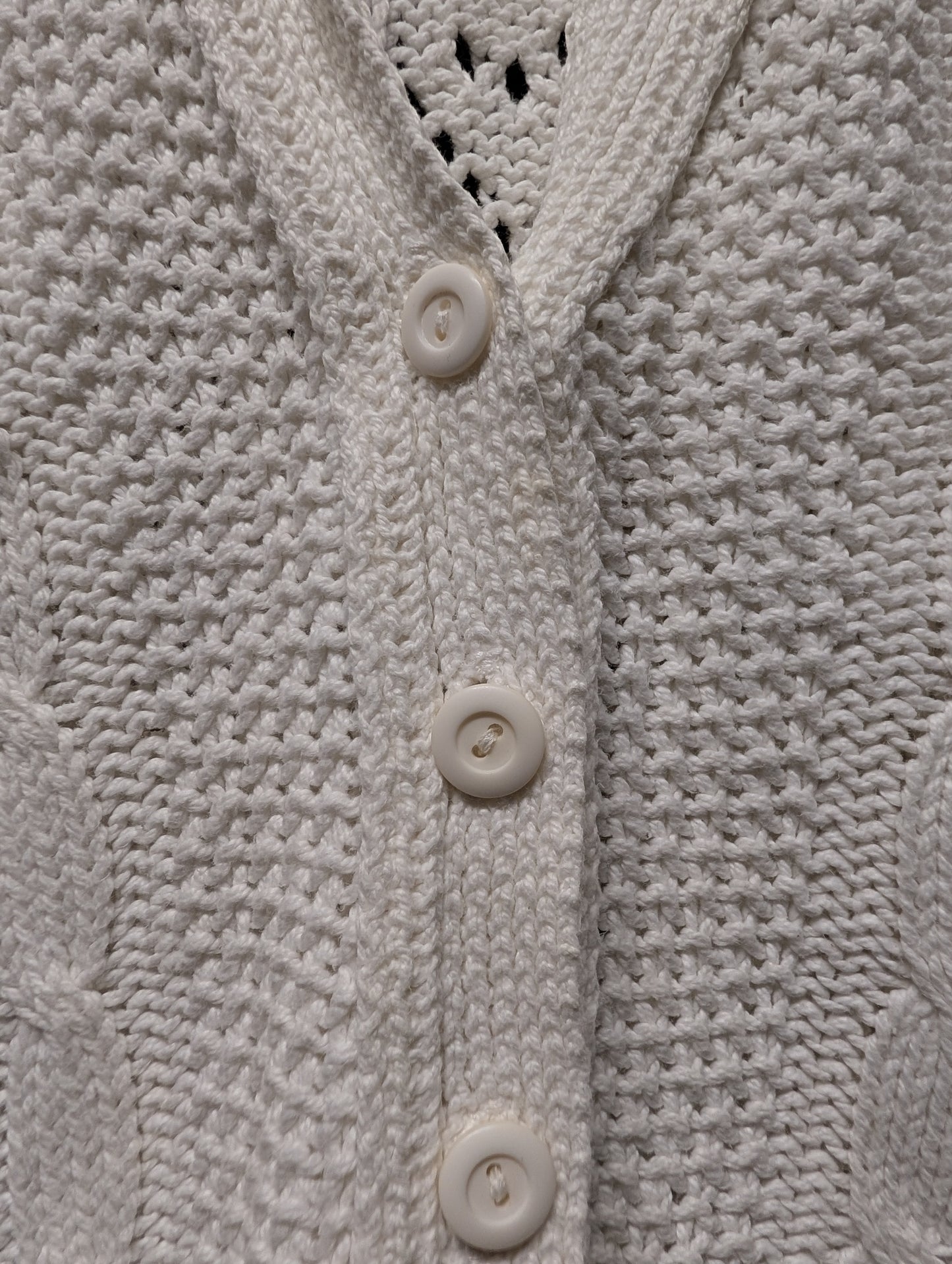 90s Knit Sleeveless Cardigan Sweater