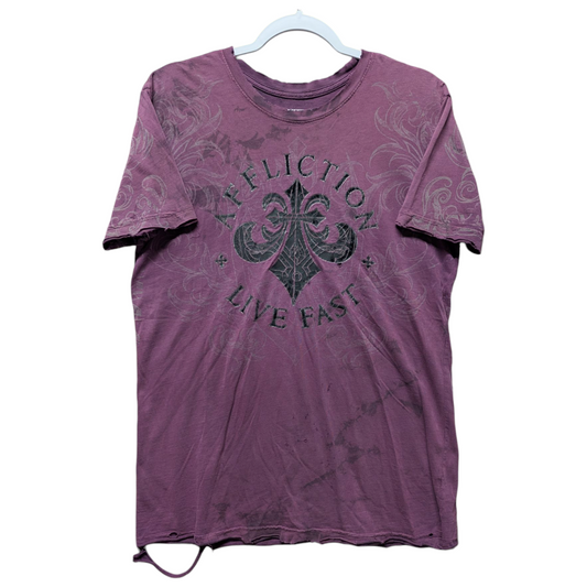Y2K Thrashed Affliction AOP T-Shirt