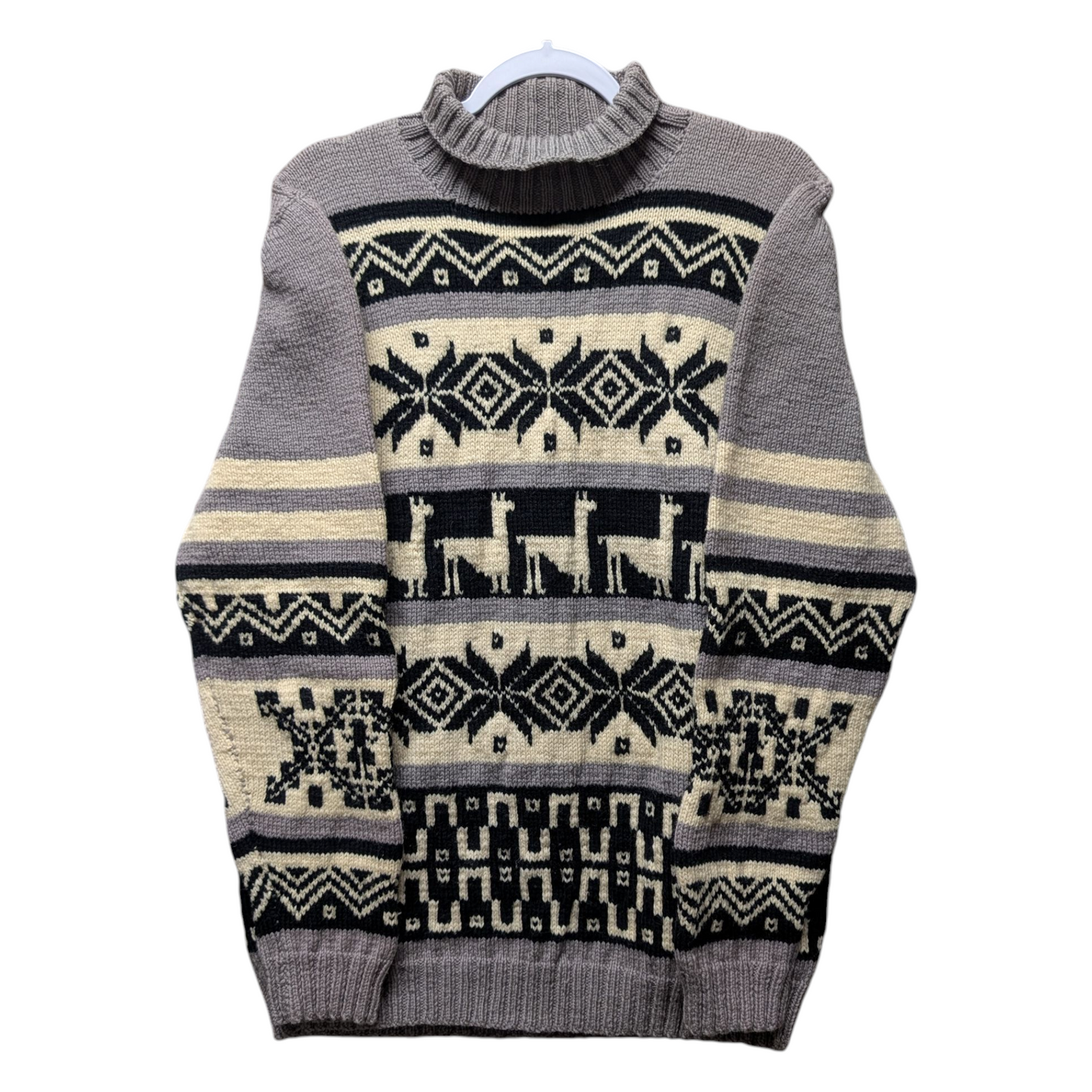 80s Hand Knit Alpaca Sweater