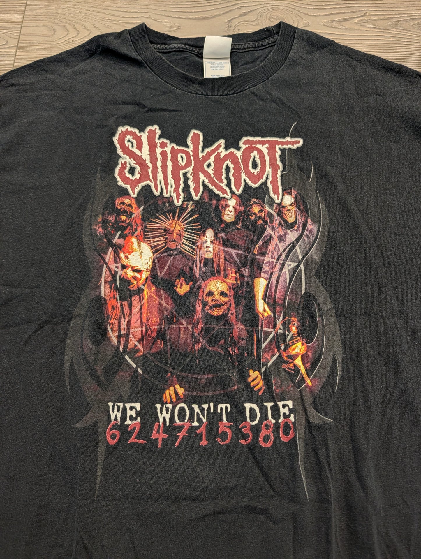 2004 Slipknot We Won't Die Metal T shirt
