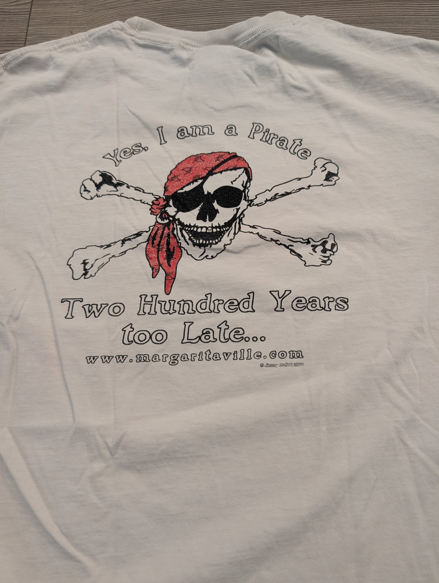 2004 Jimmy Buffett for President T shirt