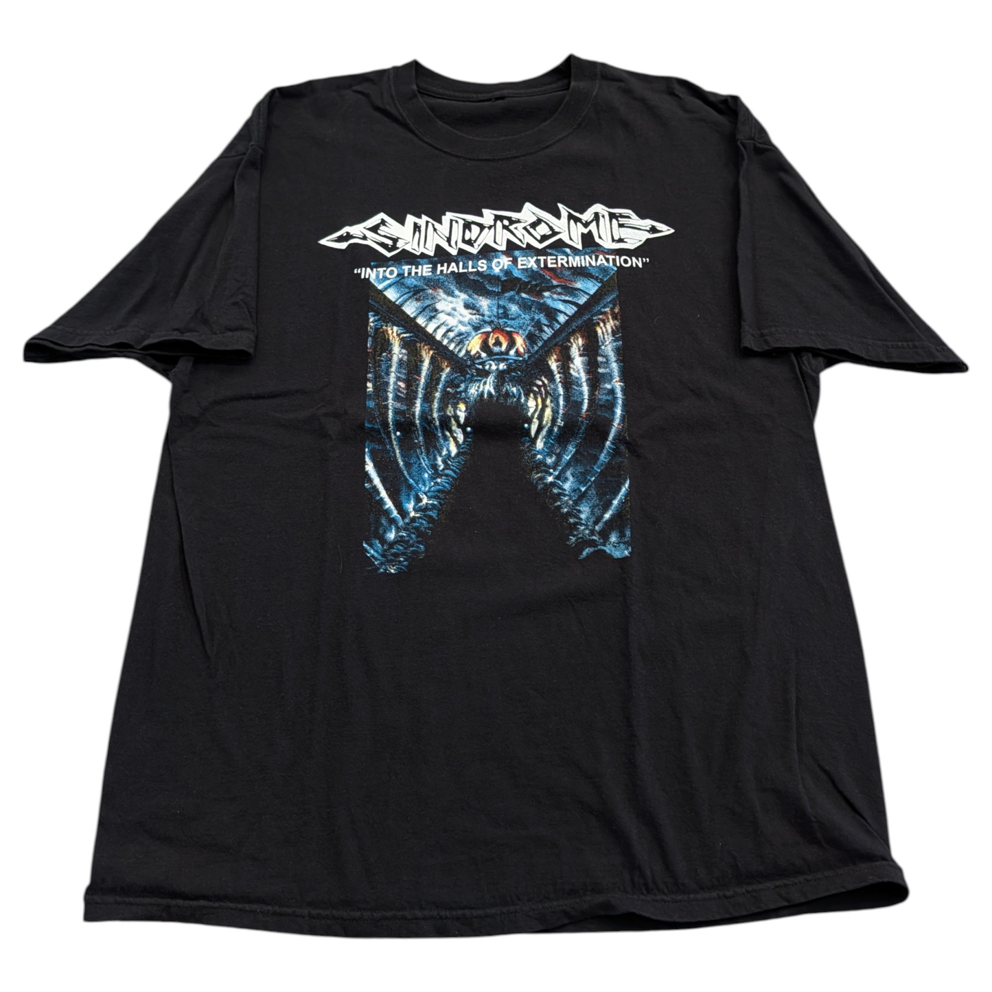 Y2K Sindrome "Into the Halls of Extermination" Metal T shirt