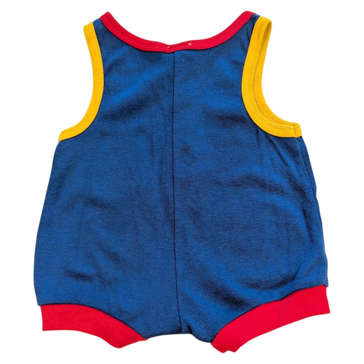 80s Youth Primary Colored Animal Knit One Piece Jumper