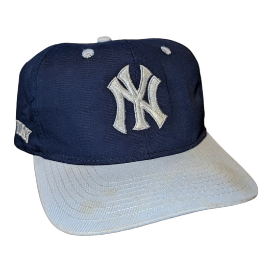 90s New York Yankees Grafitti spellout snapback hat