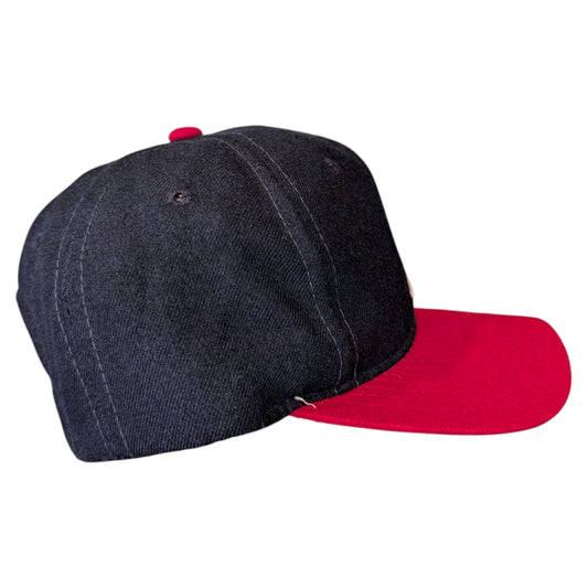 90s Atlanta Braves Sports Specialties Plain Logo Wool Snapback Hat