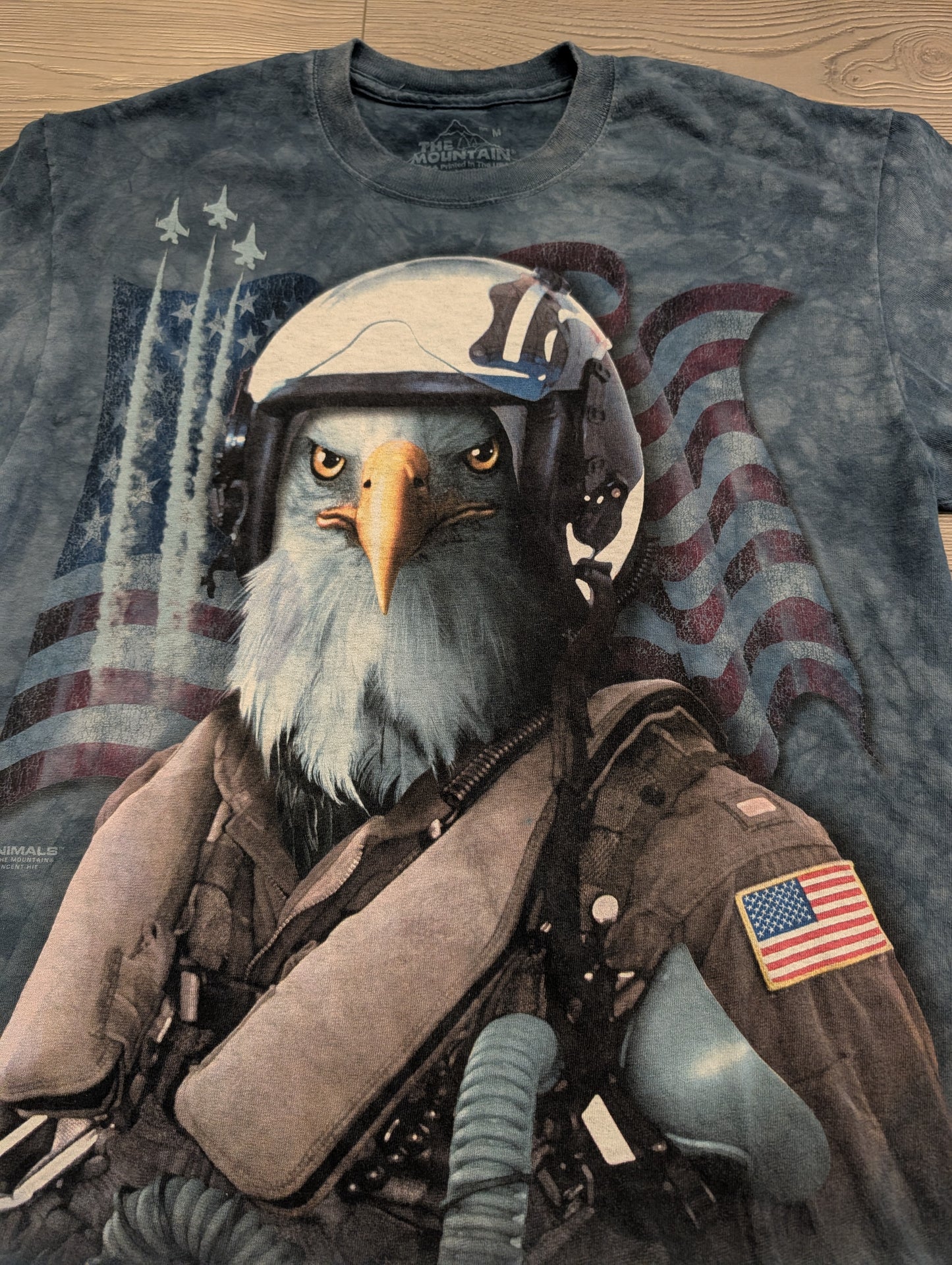 2011 American Bald Eagle Pilot The Mountain T shirt
