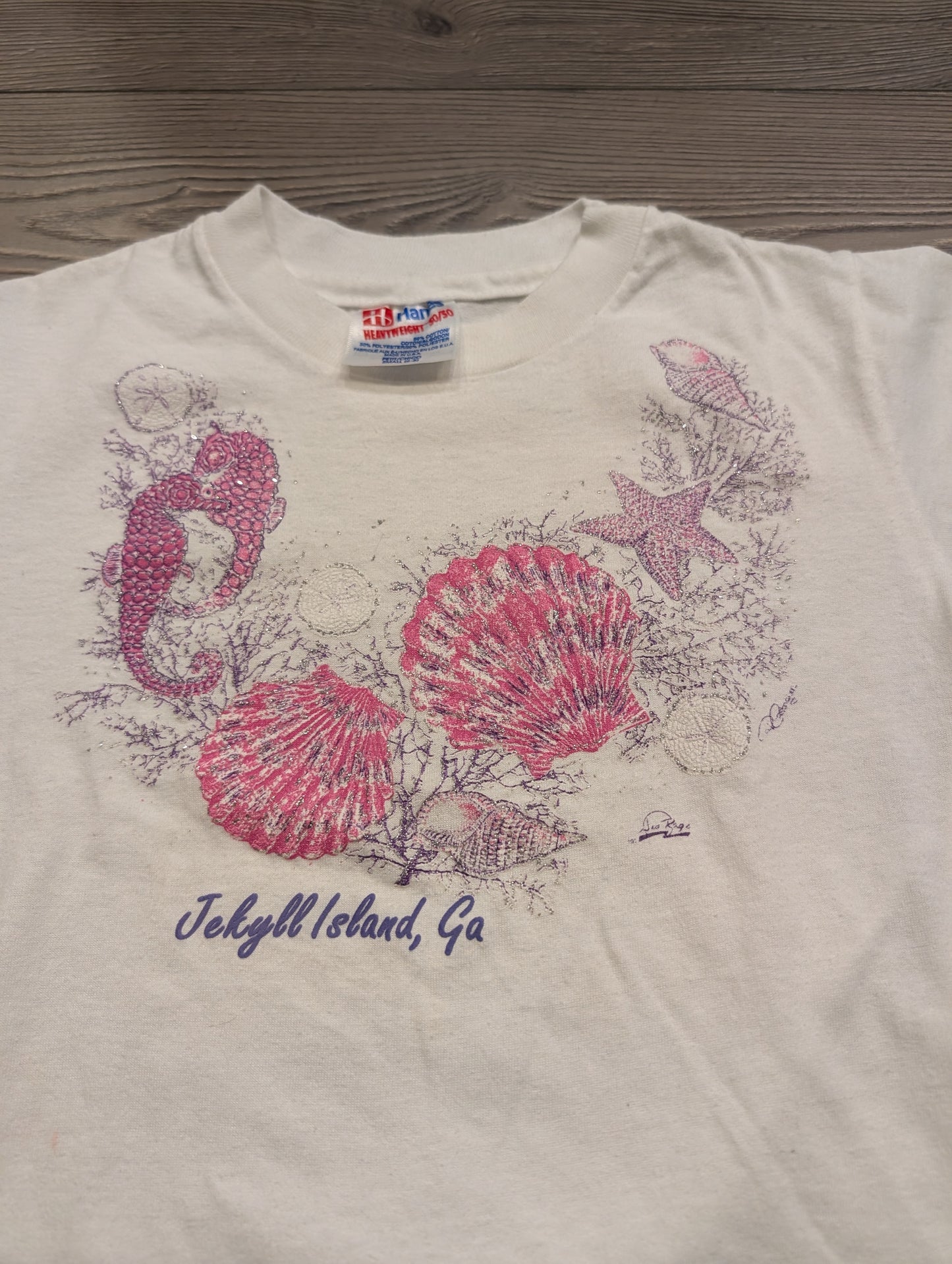 90's Youth Jekyll Island Georgia Shells t shirt