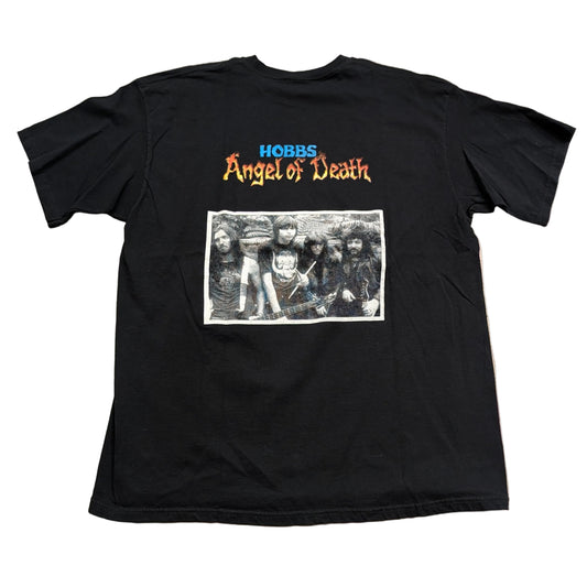 Mid 2000s Hobbs Angel of Death Metal Band T shirt