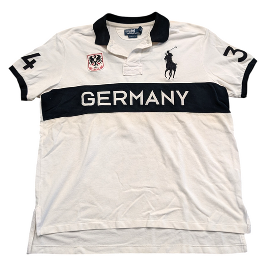 2011 Germany Short Sleeve Ralph Lauren Polo Shirt