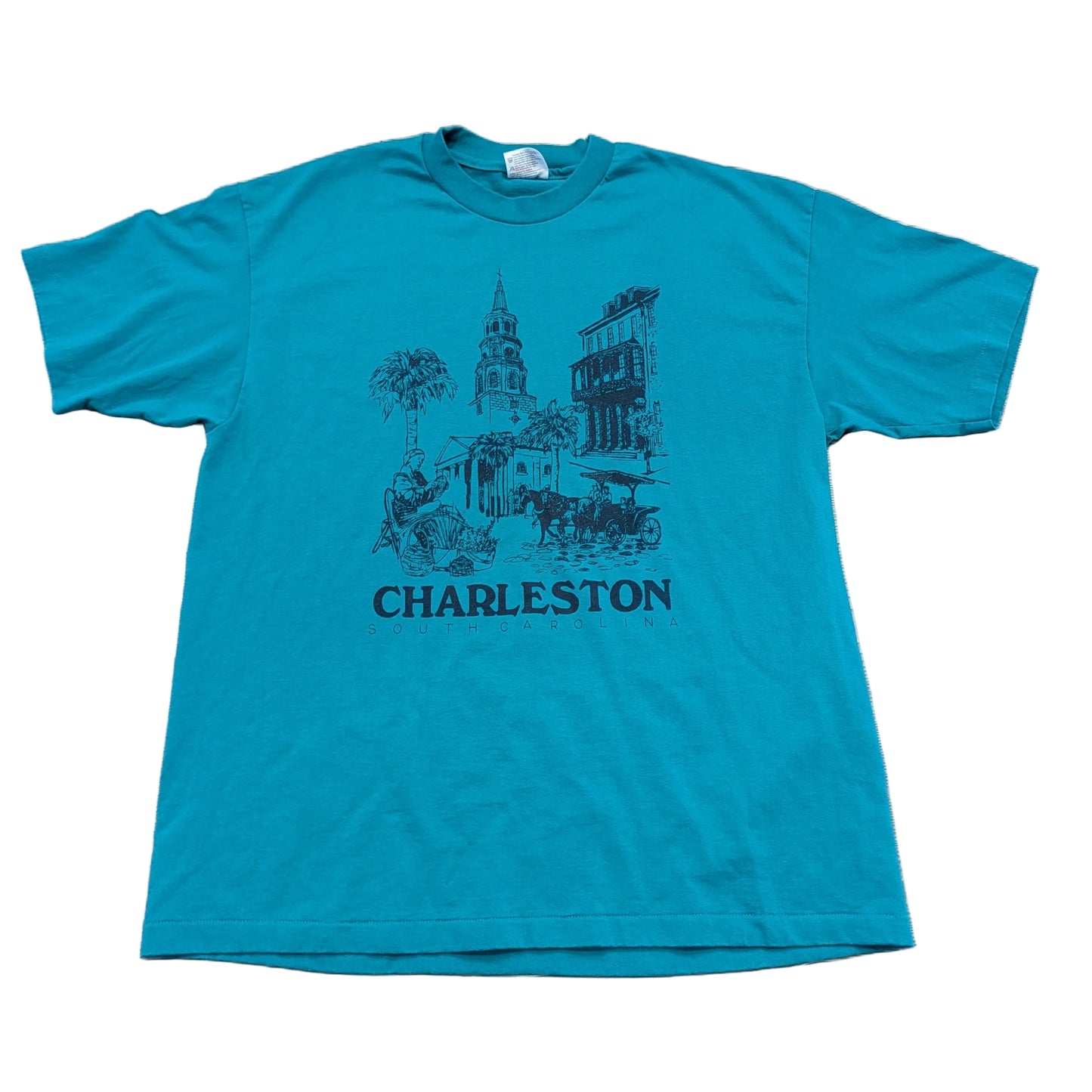 90's Charleston South Carolina Historical Downtown T shirt