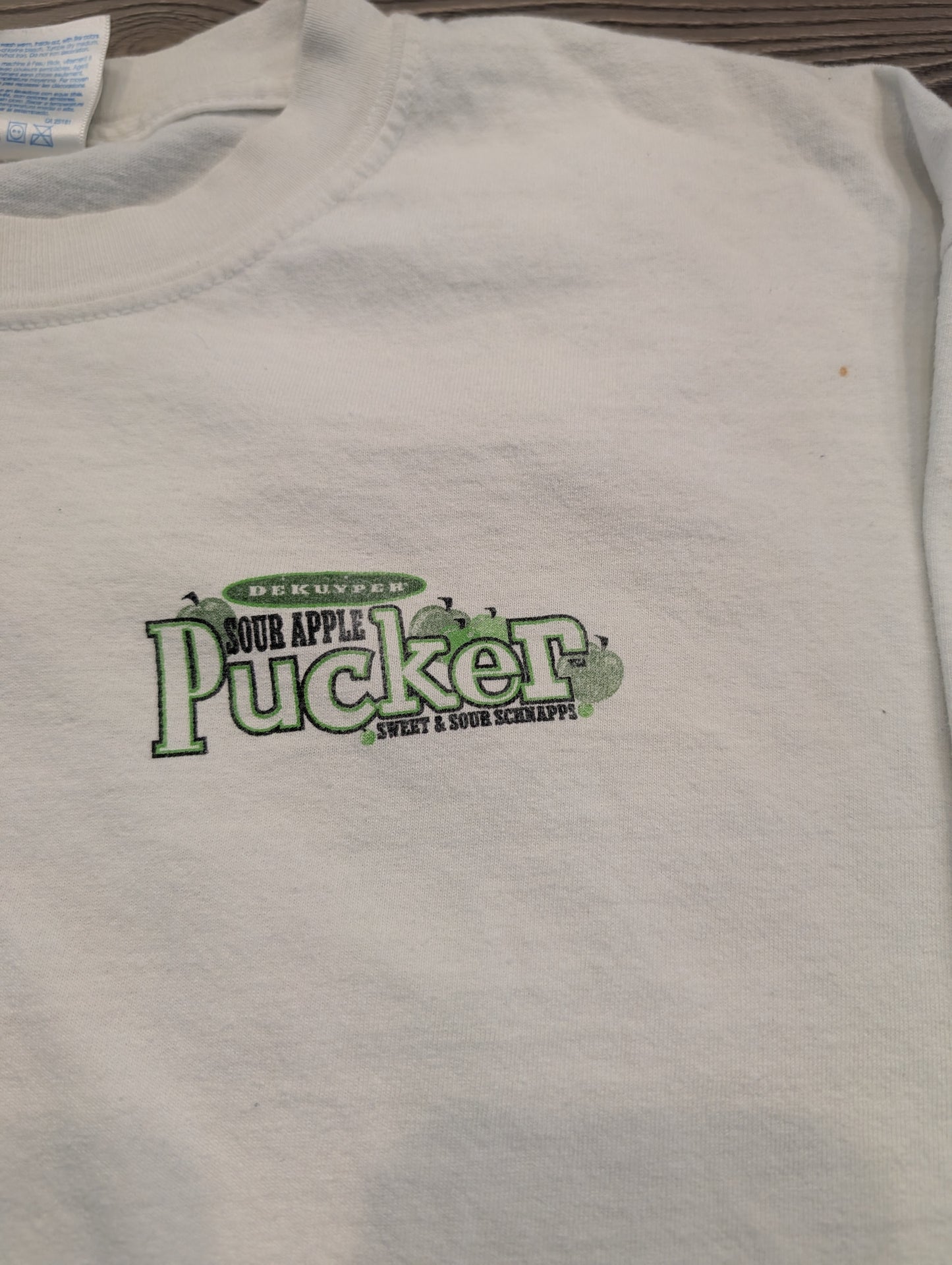 90's Dekuyper Sour Apple Pucker Promo T shirt