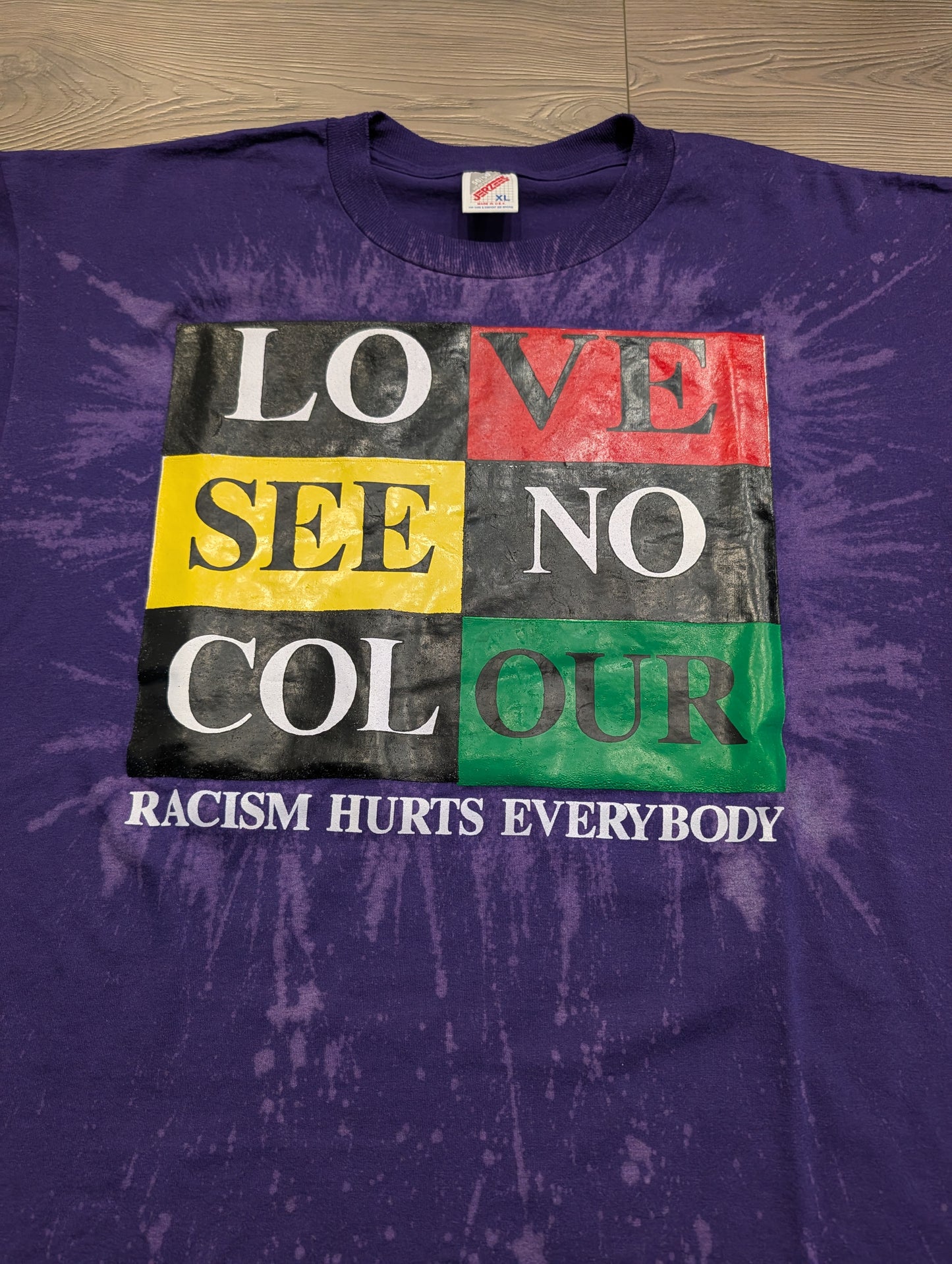 90s Racism Hurts Everybody Short Sleeve T Shirt