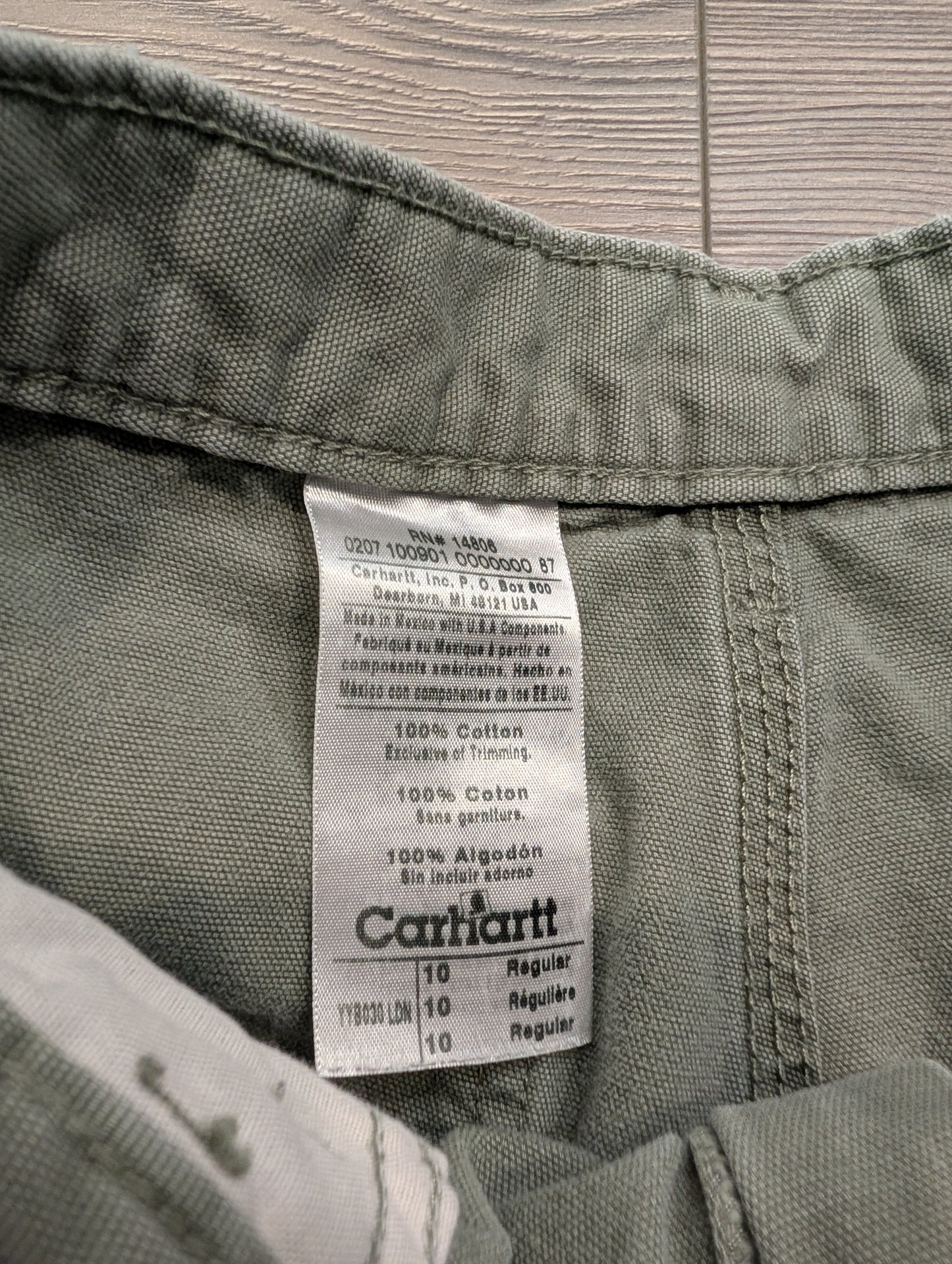 2007 Youth Carhartt Cargo Shorts
