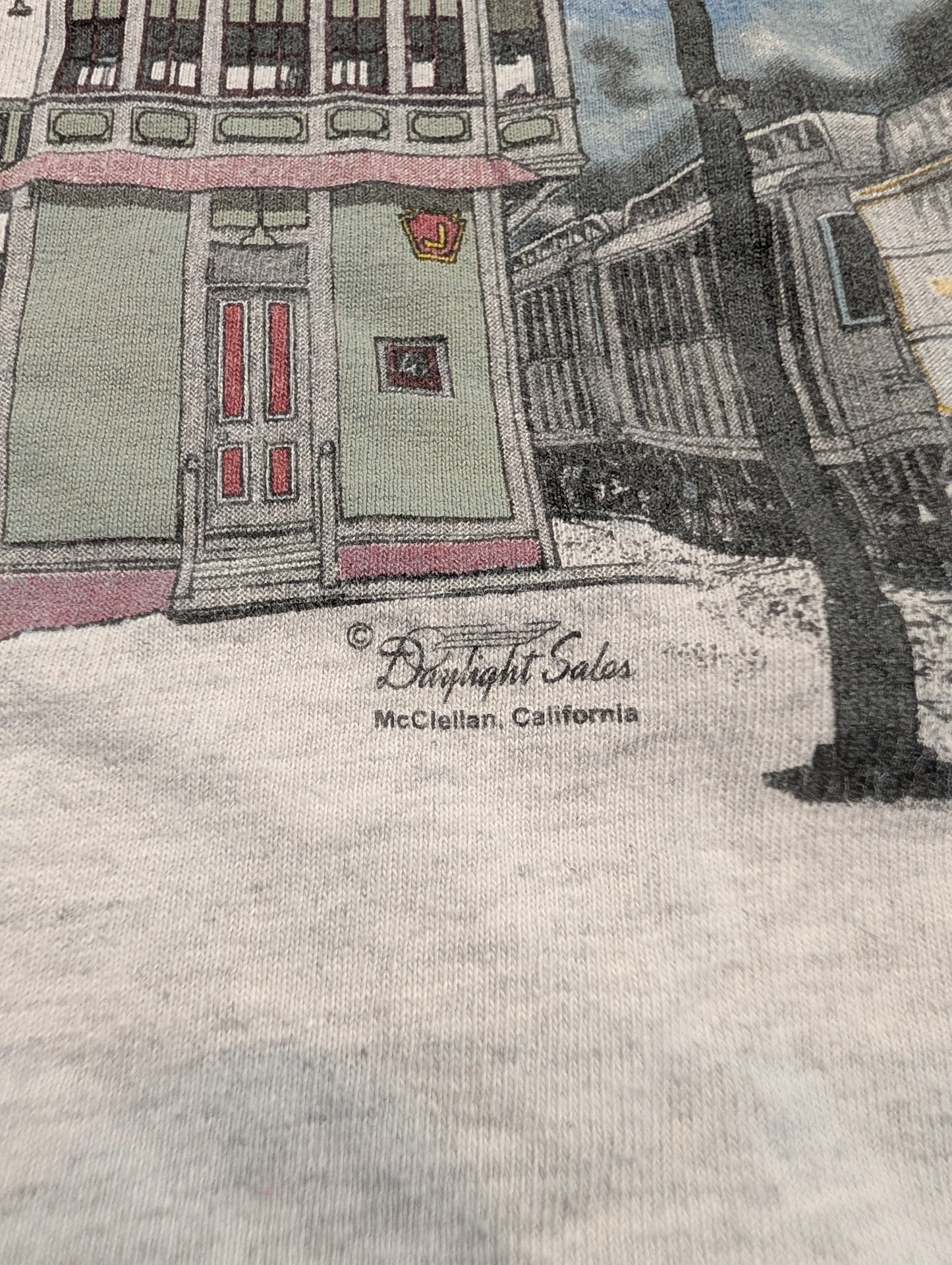 Y2K Strasburg Rail Road Train T shirt