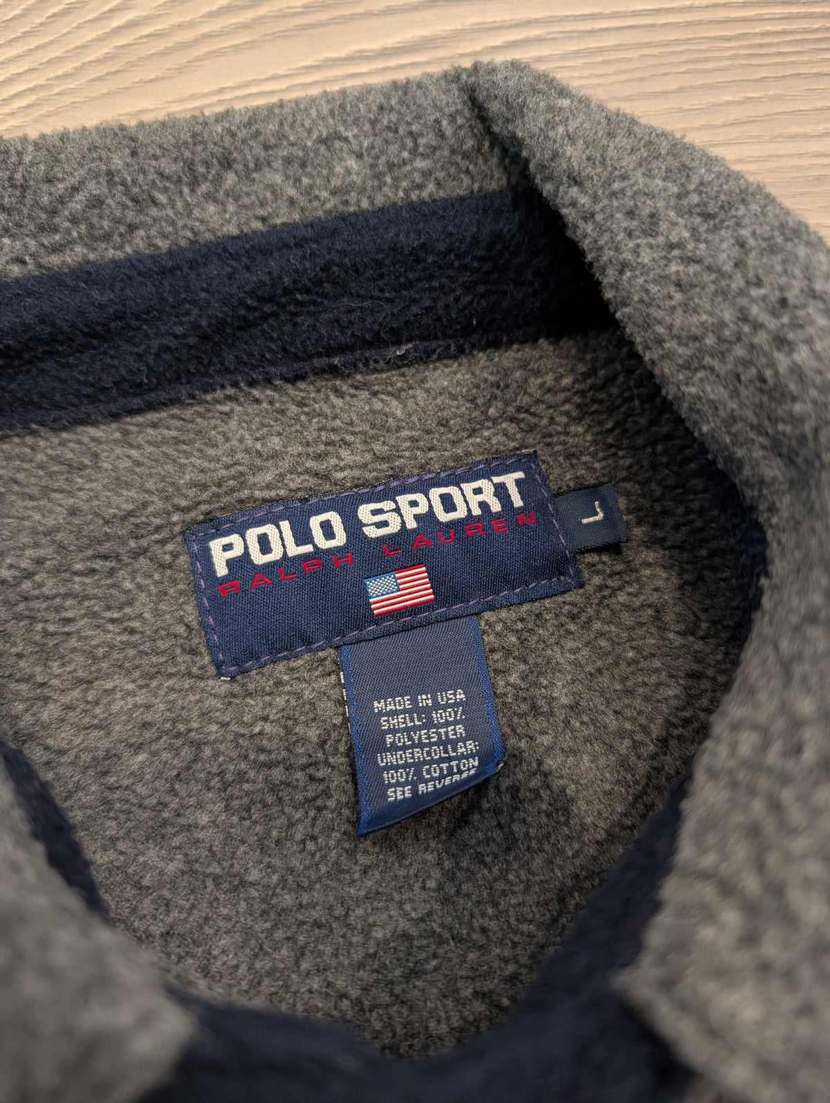 90s Ralph Lauren Polo Sport Fleece Bomber Jacket