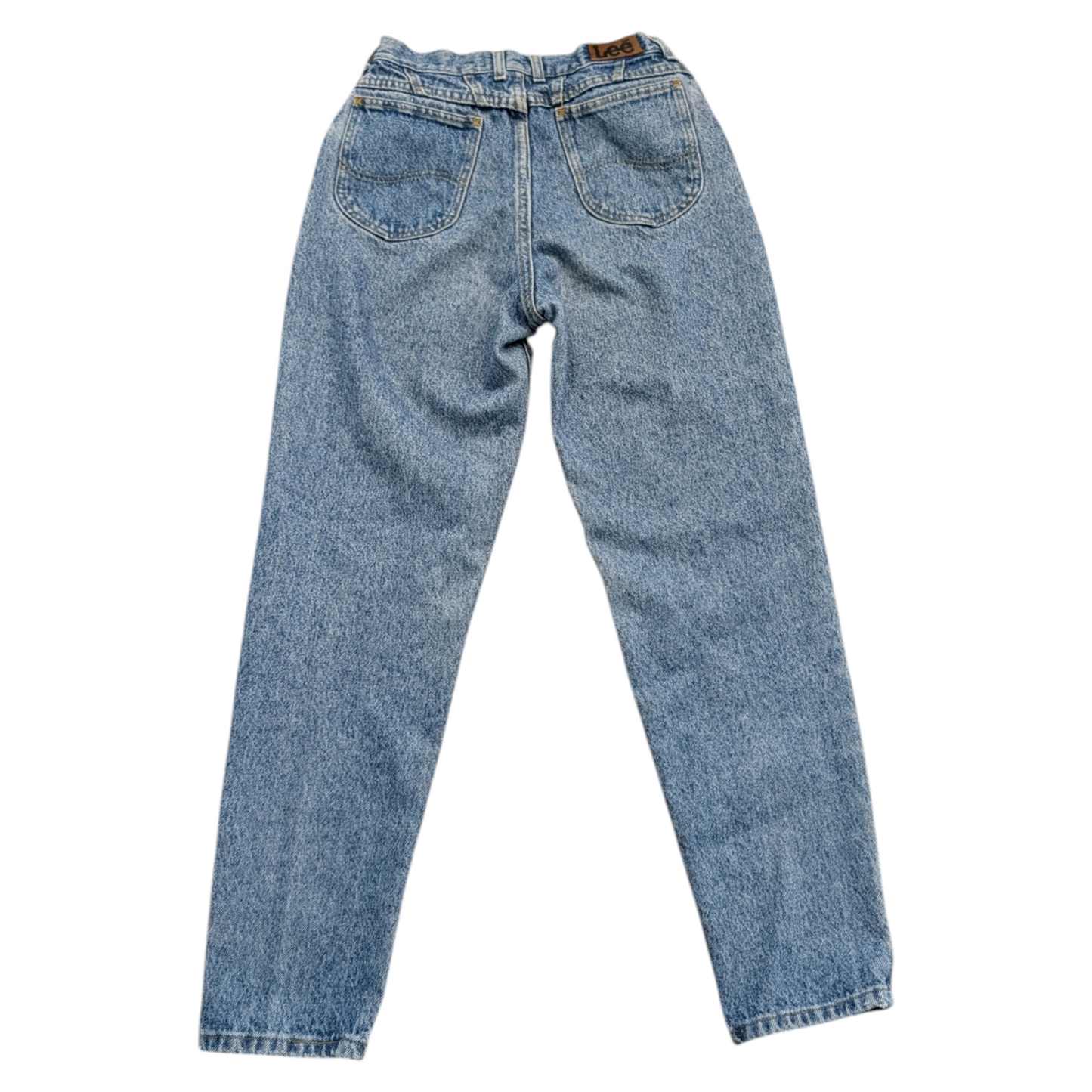 80s Women's Lee Riders Stone Washed Relaxed Fit High Waisted Jeans