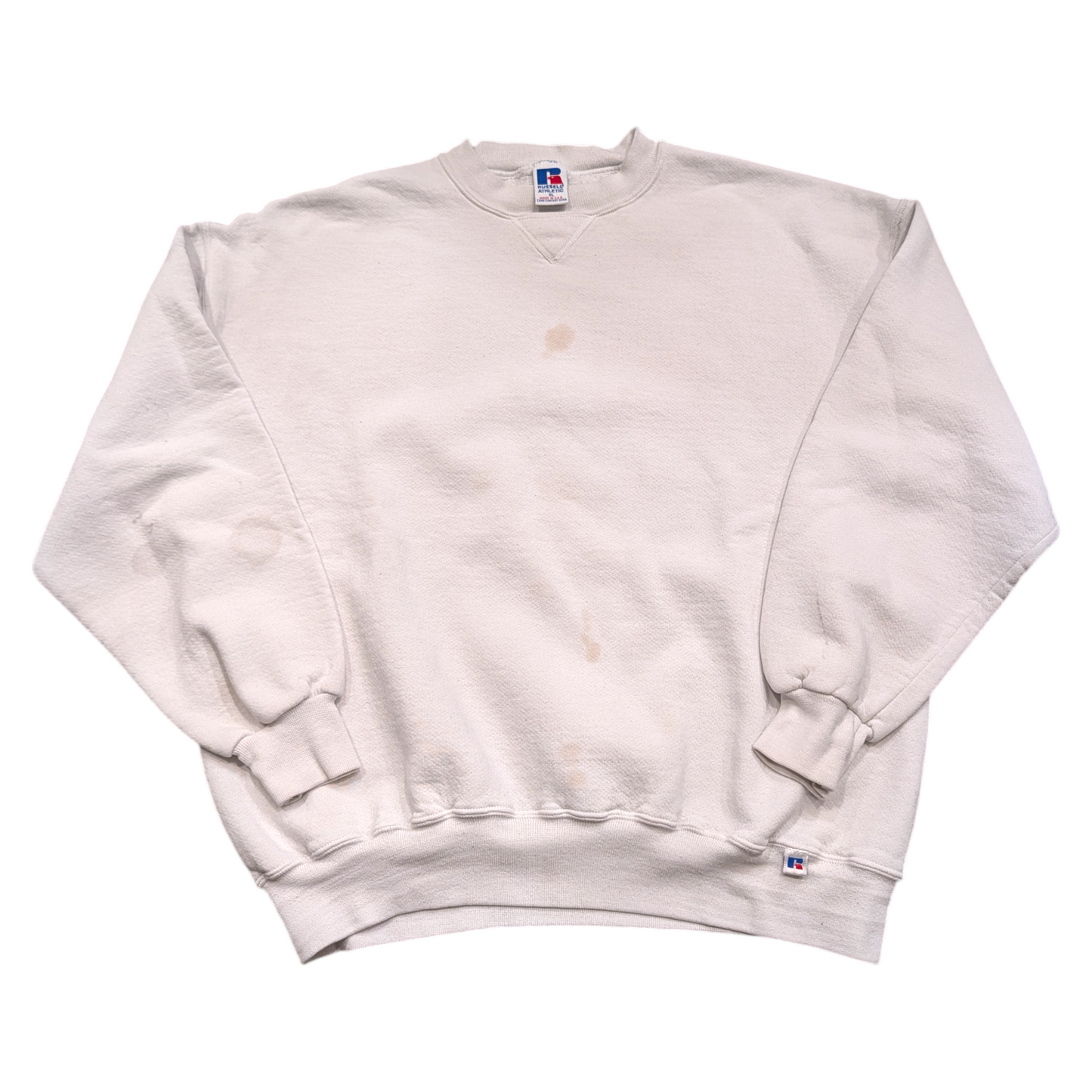 90's Blank White Russell Athletic Crewneck Sweatshirt