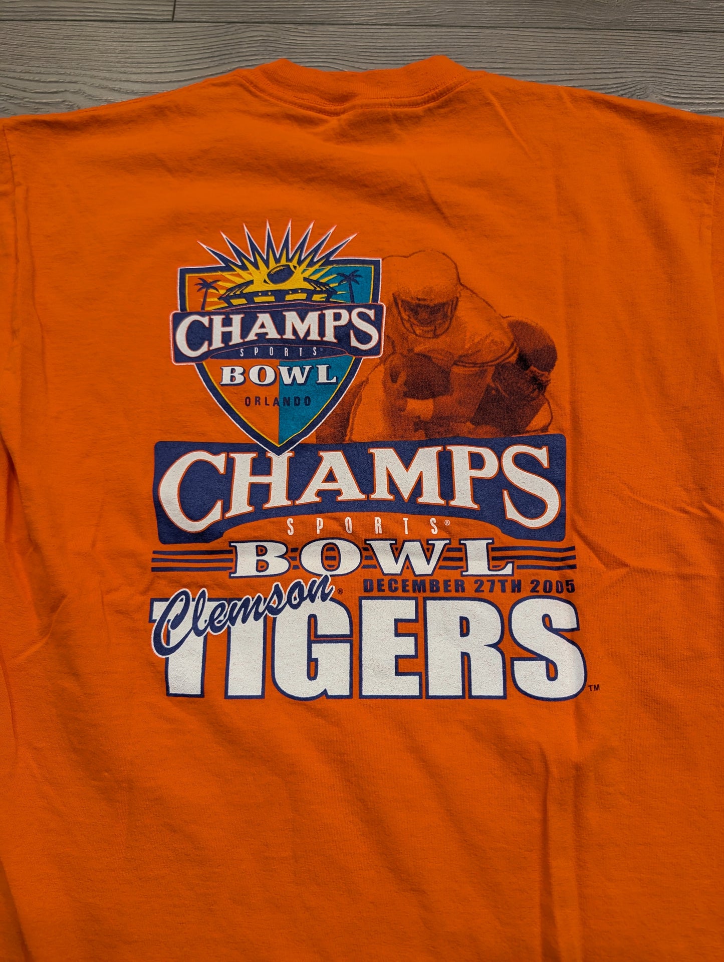 2005 Clemson University Sports Bowl Champs Short Sleeve T shirt