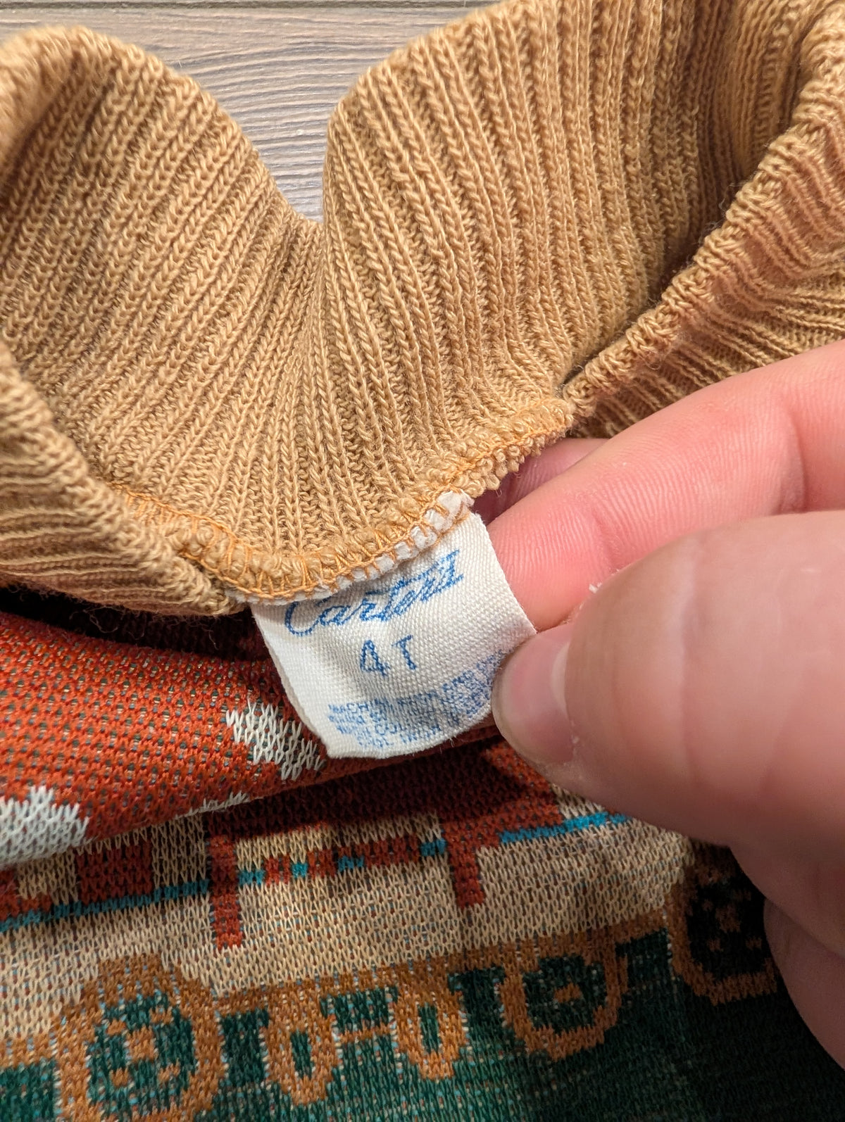 70s Youth Carters Train and Farm Long Sleeve Mock Neck Shirt