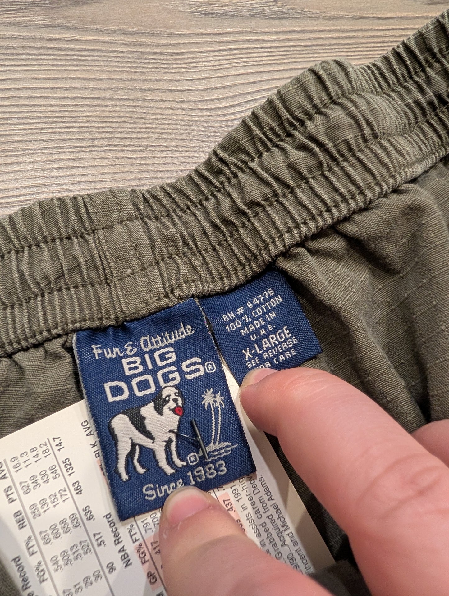 Modern Big Dogs Green Cargo Shorts