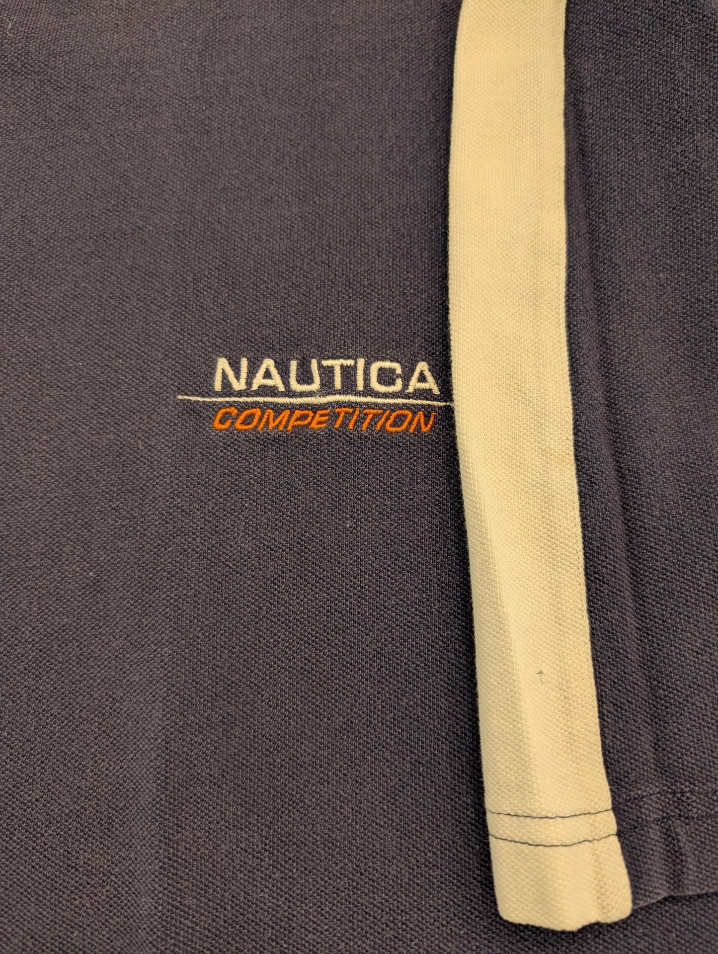 90s Nautica Competition Quarter Zip Short Sleeve Shirt