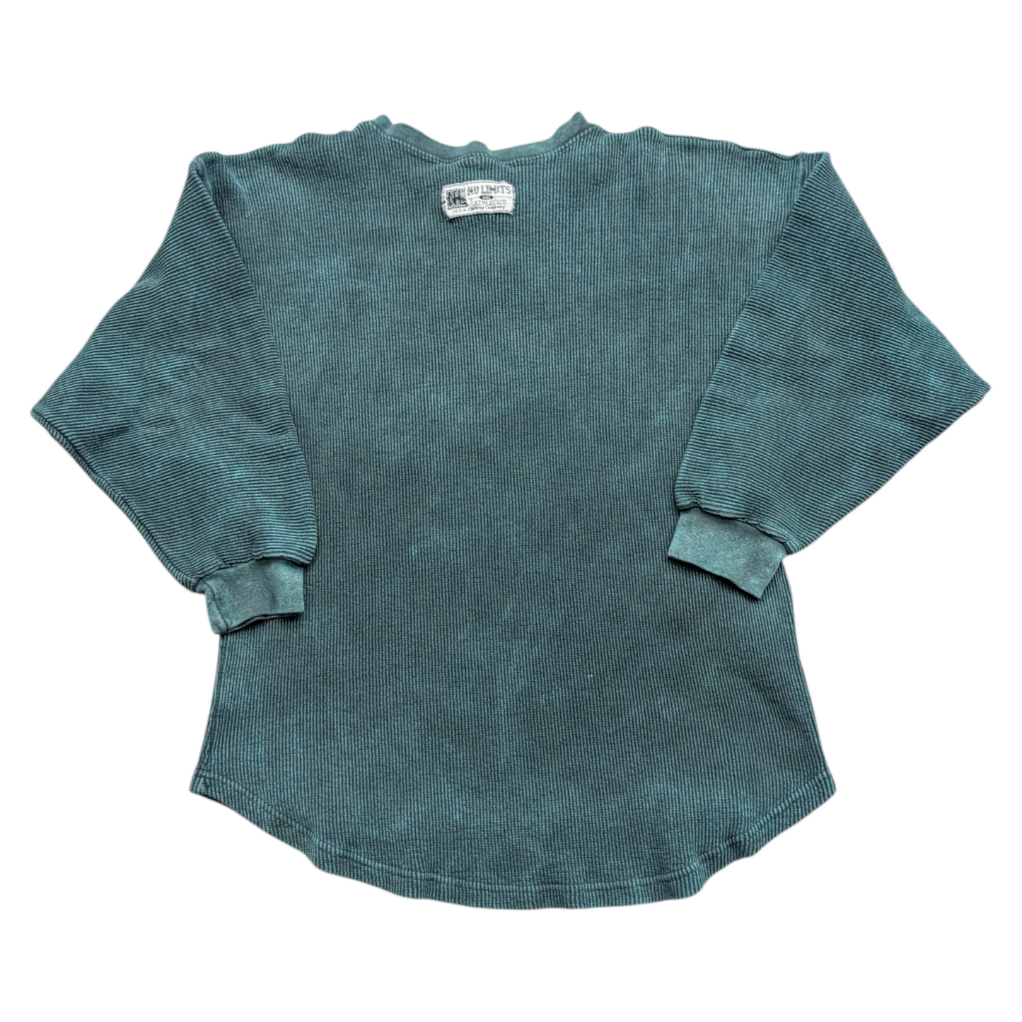 90s No Limits Pullover Thermal Knit Shirt