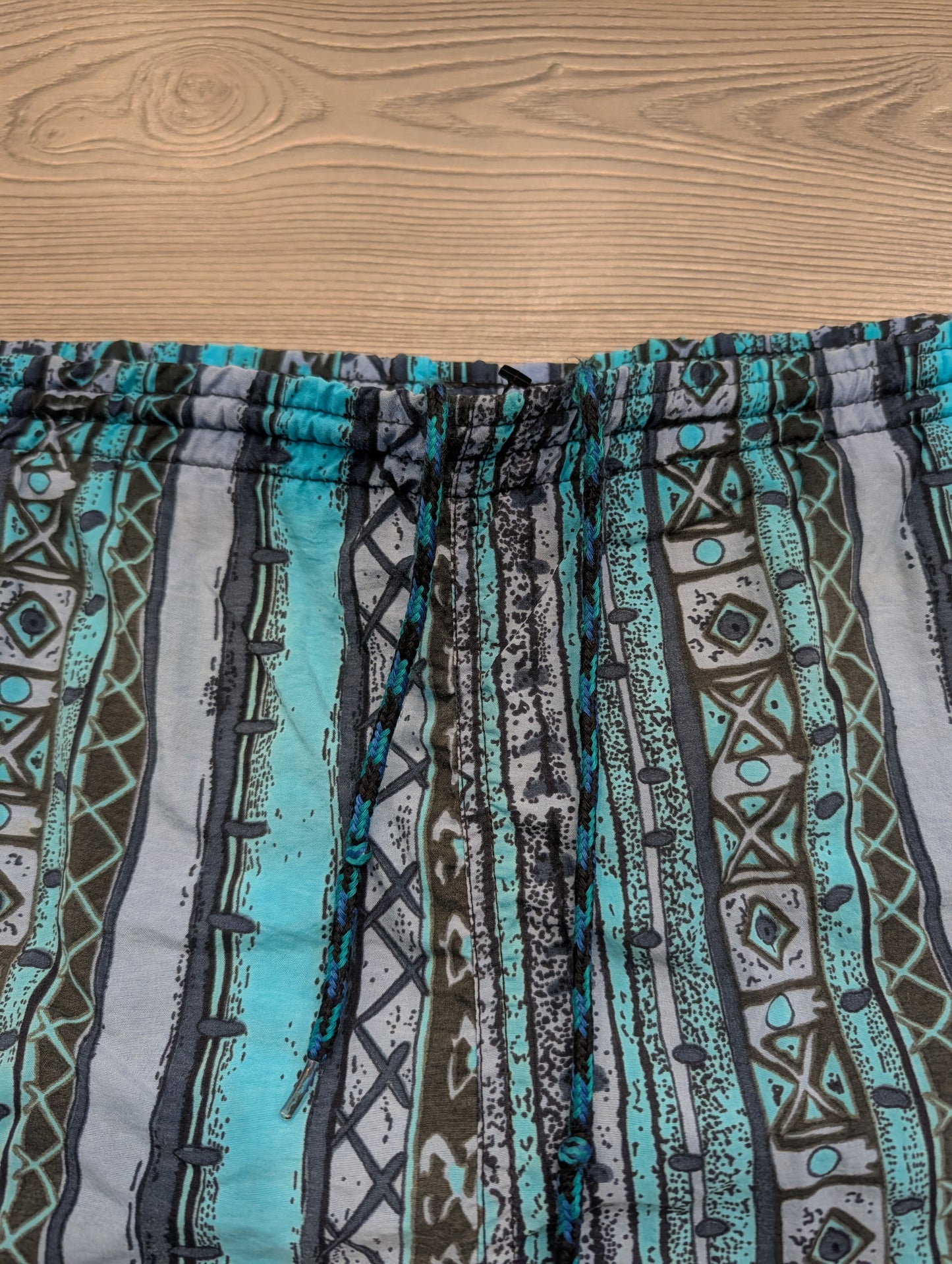 90's Speedo Blue Aztec Swim Shorts