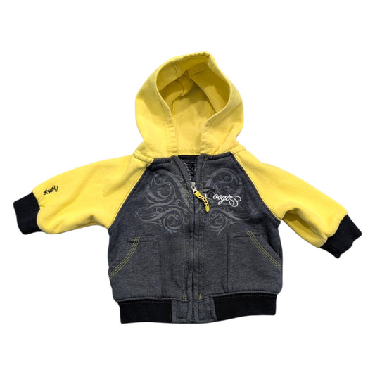 Y2K Youth Coogi Hooded Full Zip Sweatshirt
